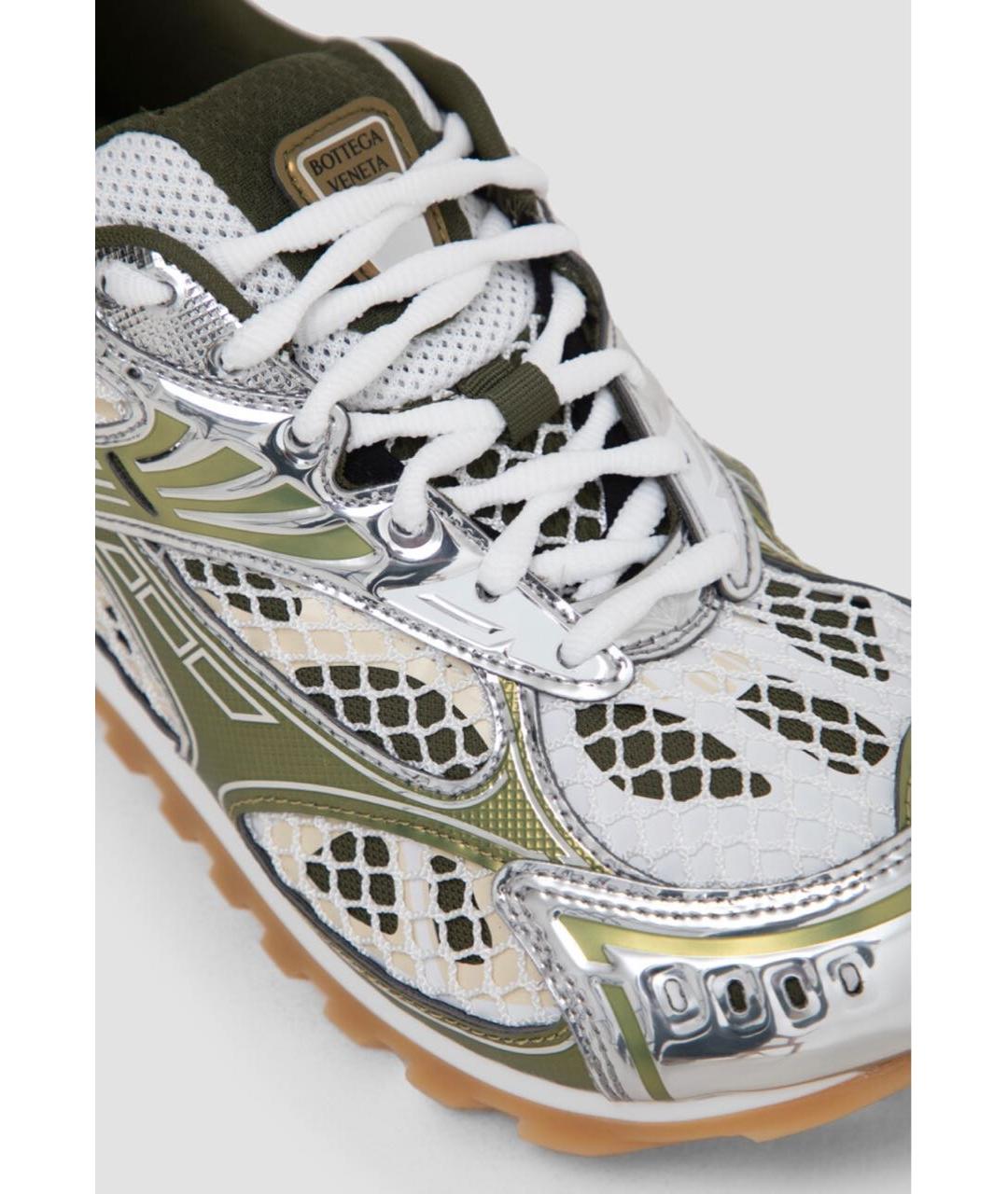 BOTTEGA VENETA Мульти текстильные кроссовки, фото 4