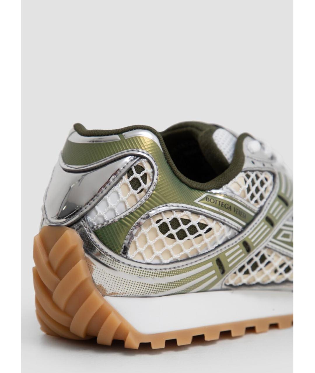 BOTTEGA VENETA Мульти текстильные кроссовки, фото 5