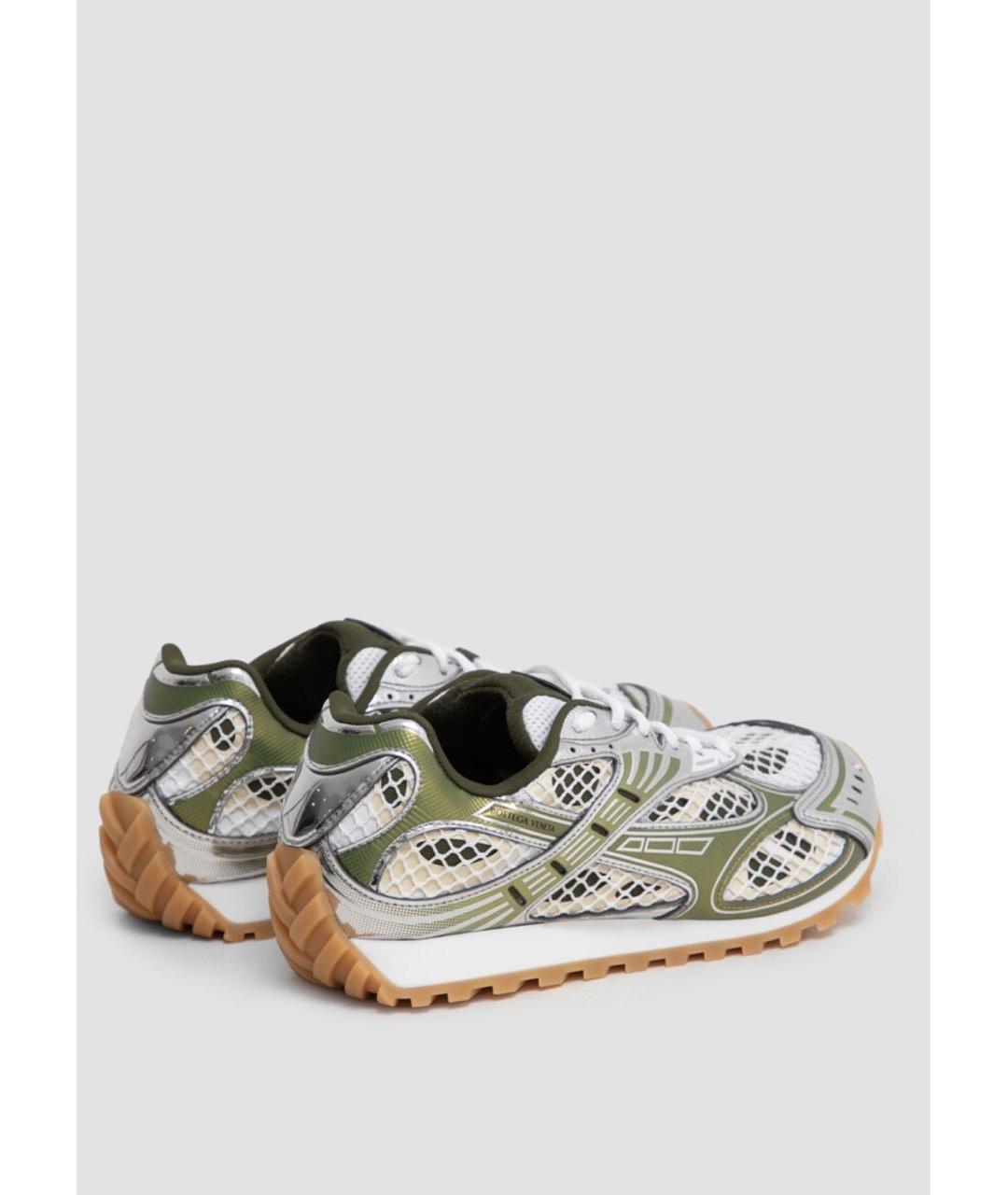 BOTTEGA VENETA Мульти текстильные кроссовки, фото 3