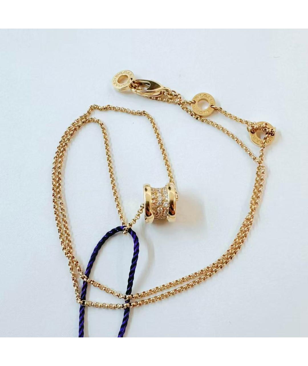 BVLGARI Золотая подвеска из розового золота, фото 4