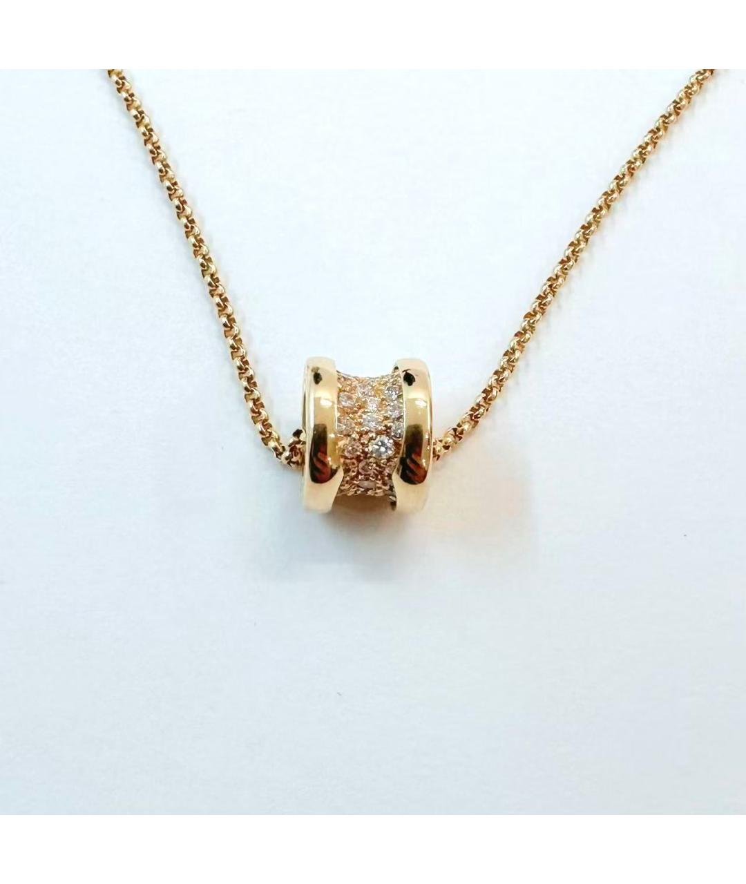 BVLGARI Золотая подвеска из розового золота, фото 3