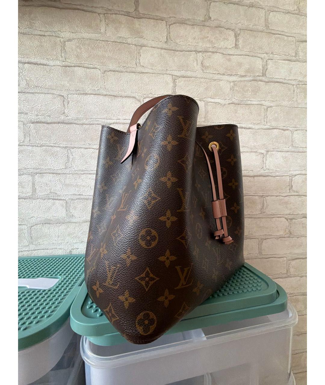 LOUIS VUITTON Коричневая сумка тоут, фото 2