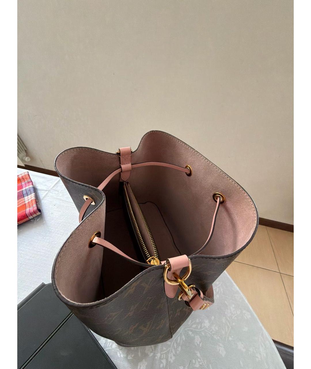 LOUIS VUITTON Коричневая сумка тоут, фото 8