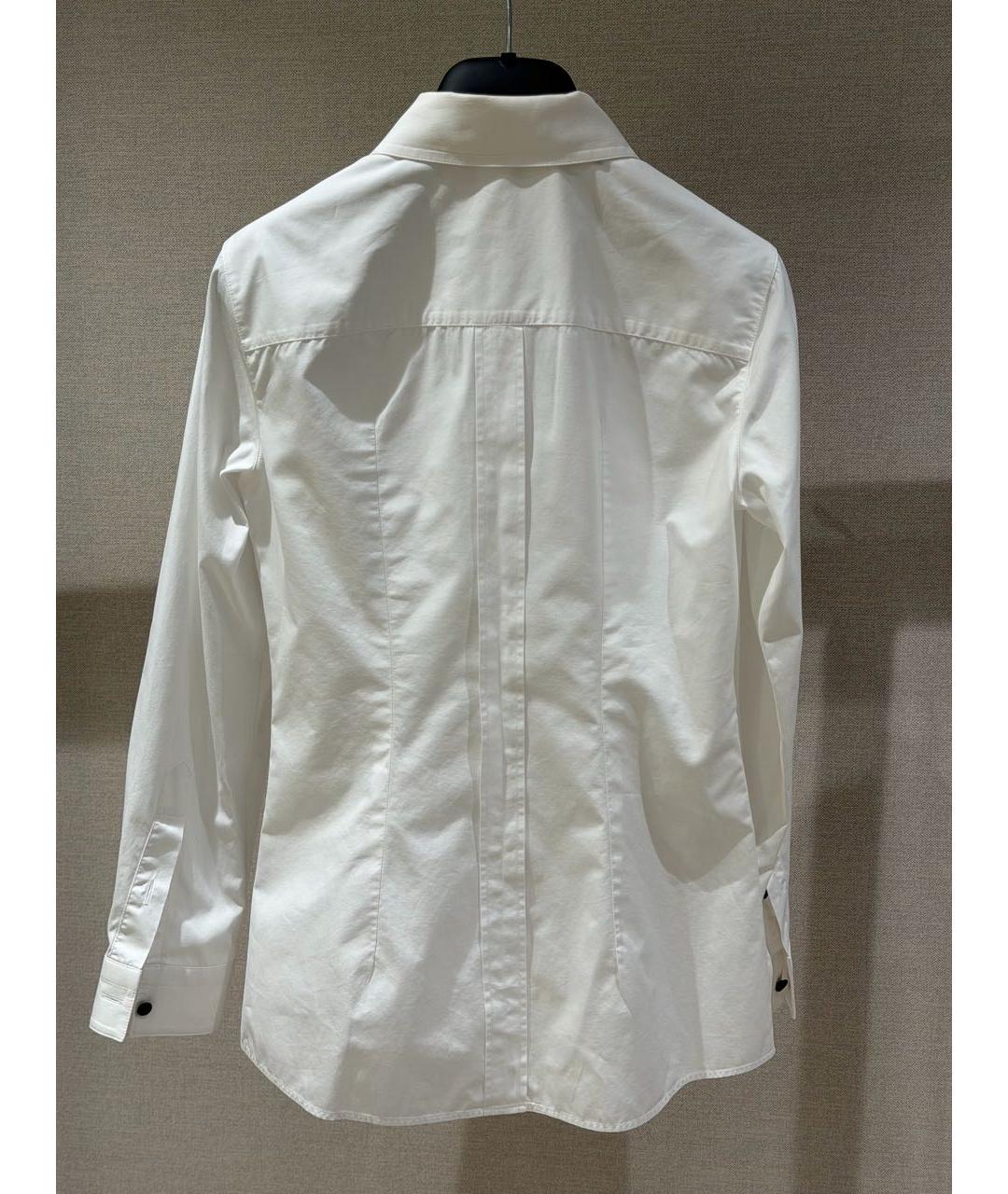 DOLCE&GABBANA Белая хлопковая блузы, фото 2