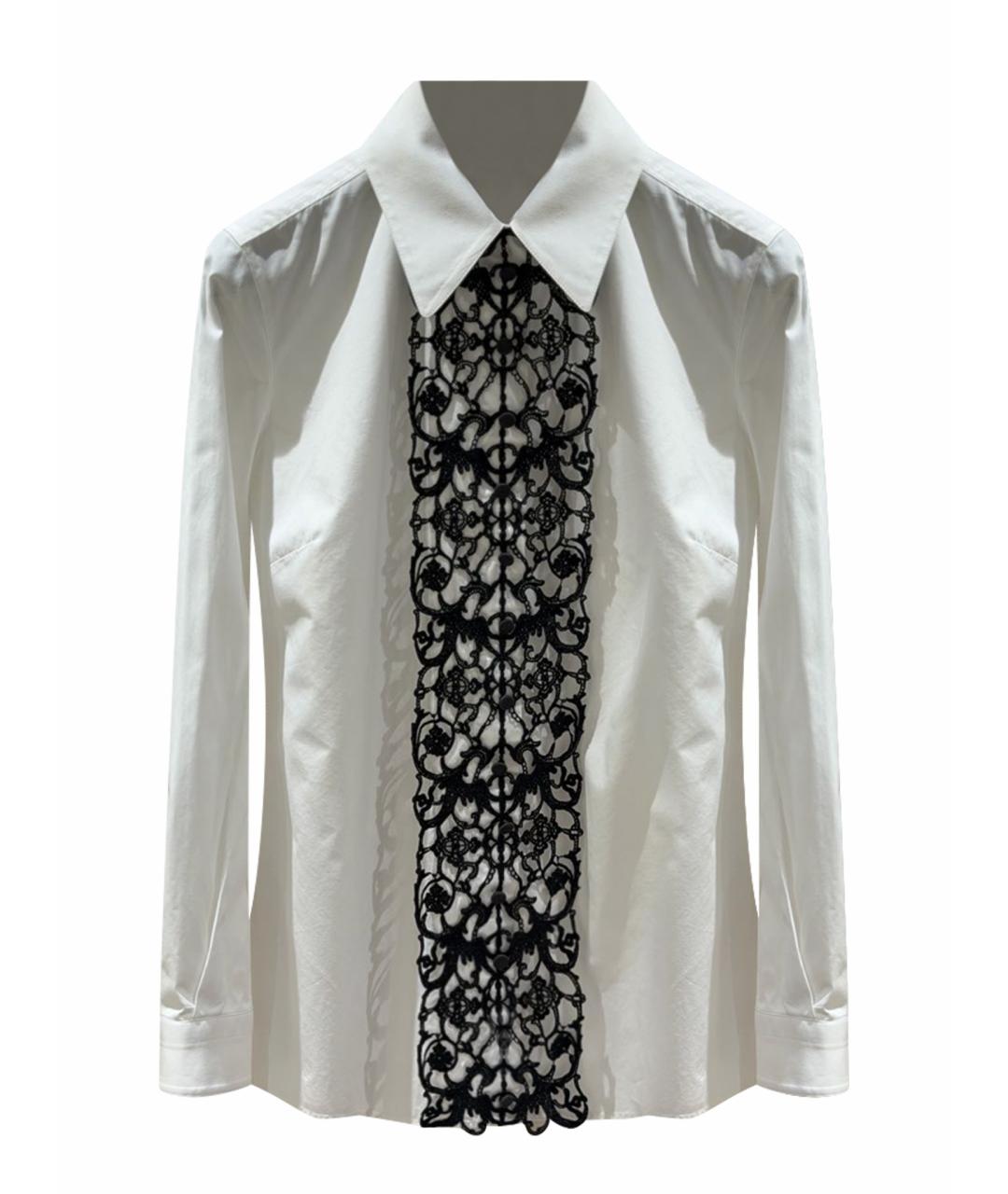 DOLCE&GABBANA Белая хлопковая блузы, фото 1