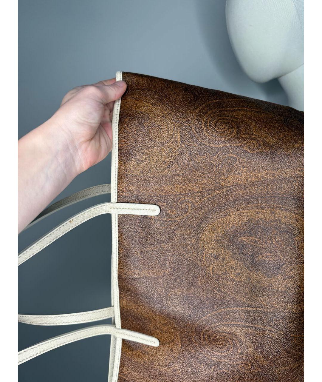 ETRO Коричневая сумка тоут, фото 5