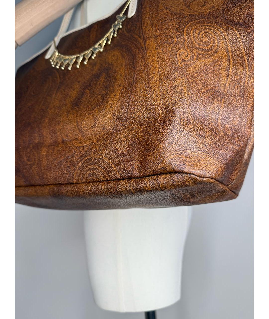 ETRO Коричневая сумка тоут, фото 3