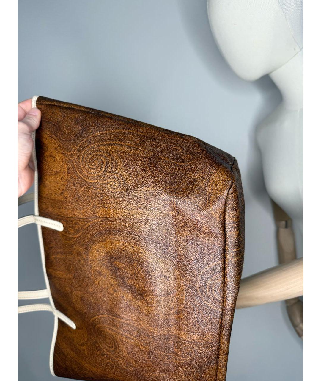 ETRO Коричневая сумка тоут, фото 7