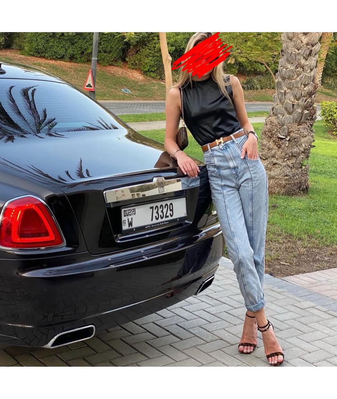 ISABEL MARANT ETOILE Голубые хлопковые прямые джинсы, фото 6