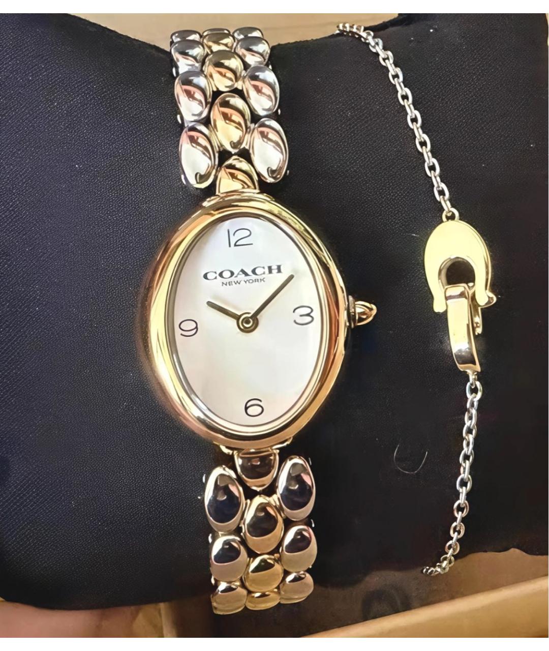 COACH Серебряные стальные часы, фото 8