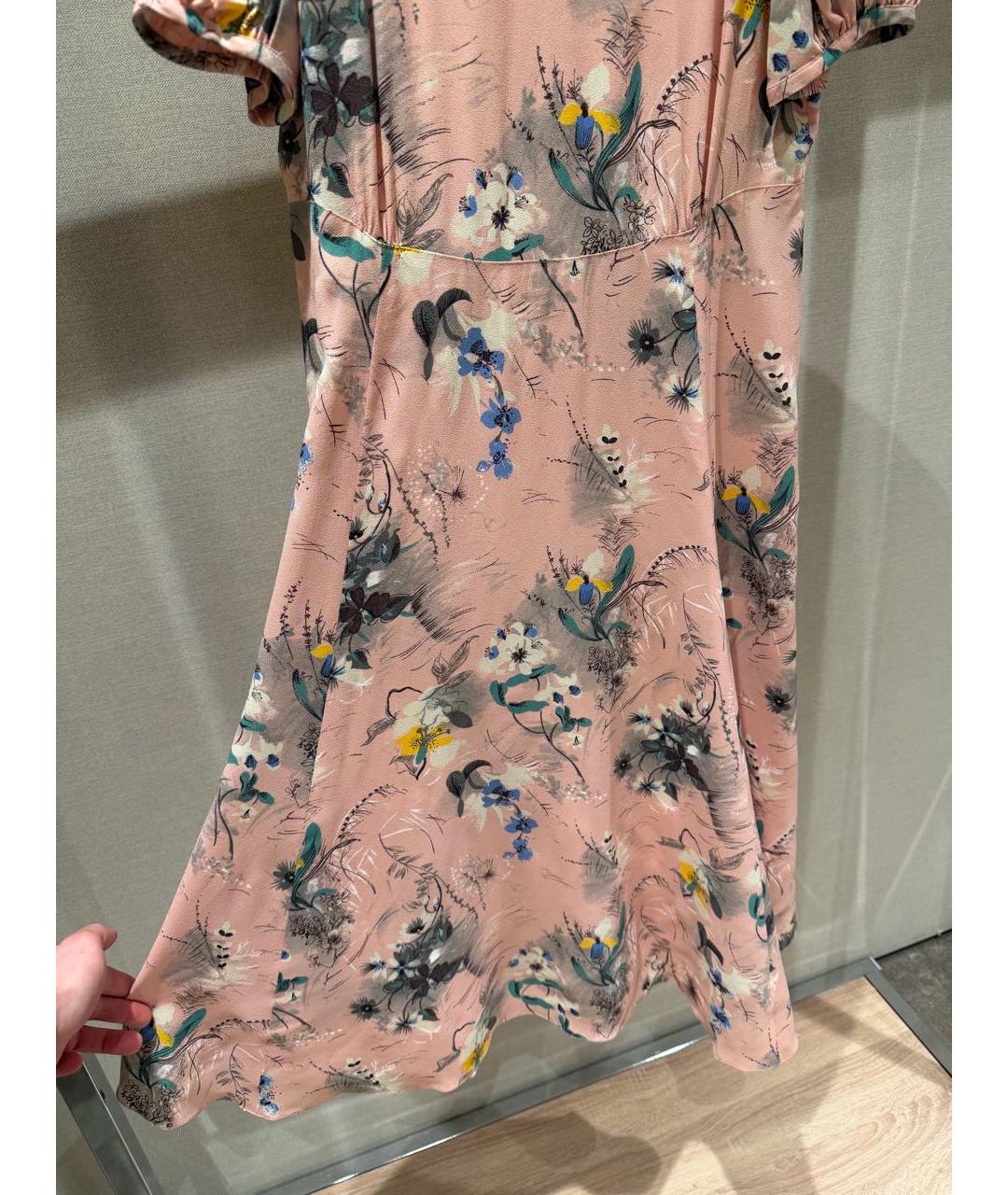 PRADA Розовое вискозное повседневное платье, фото 3