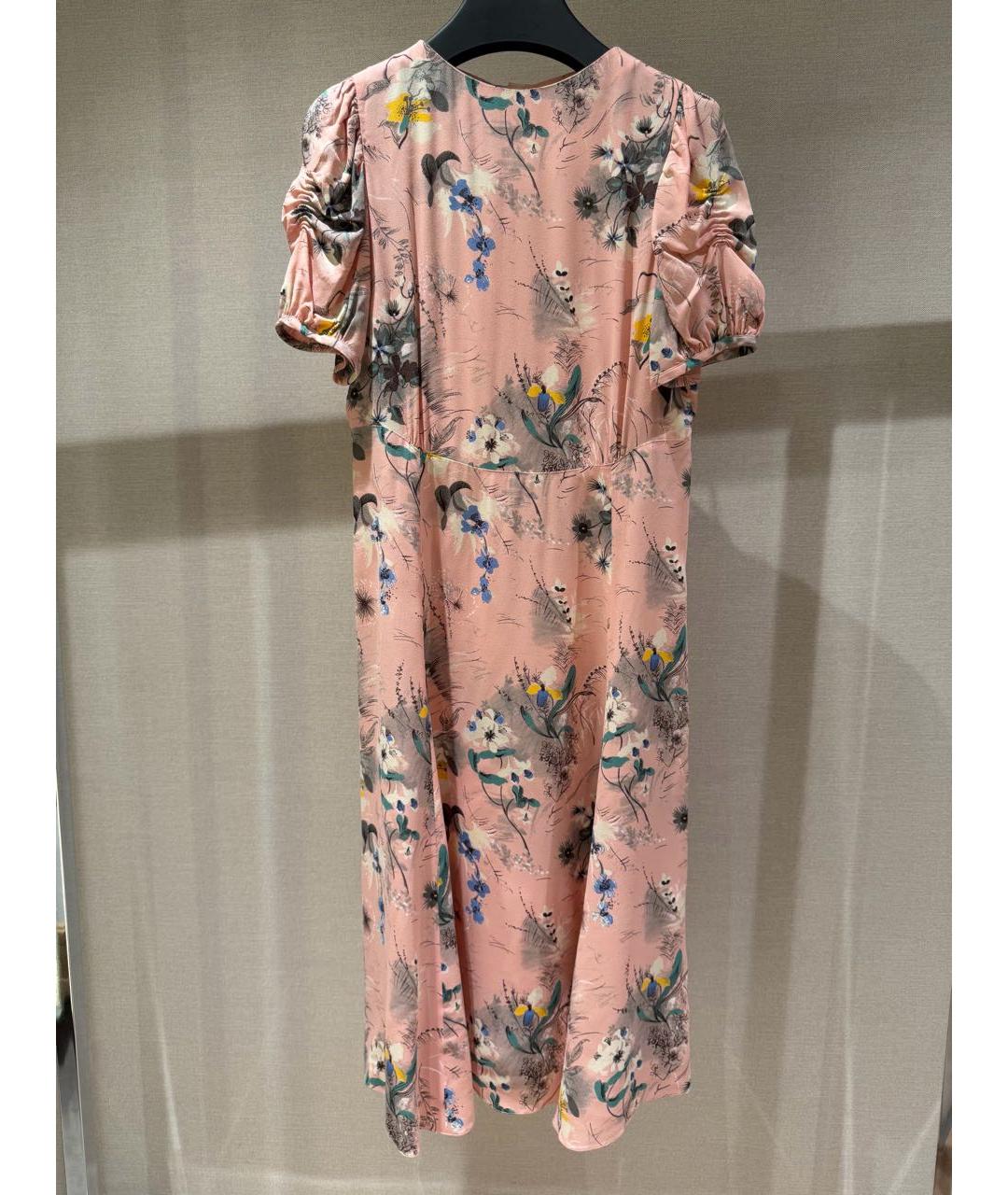 PRADA Розовое вискозное повседневное платье, фото 6