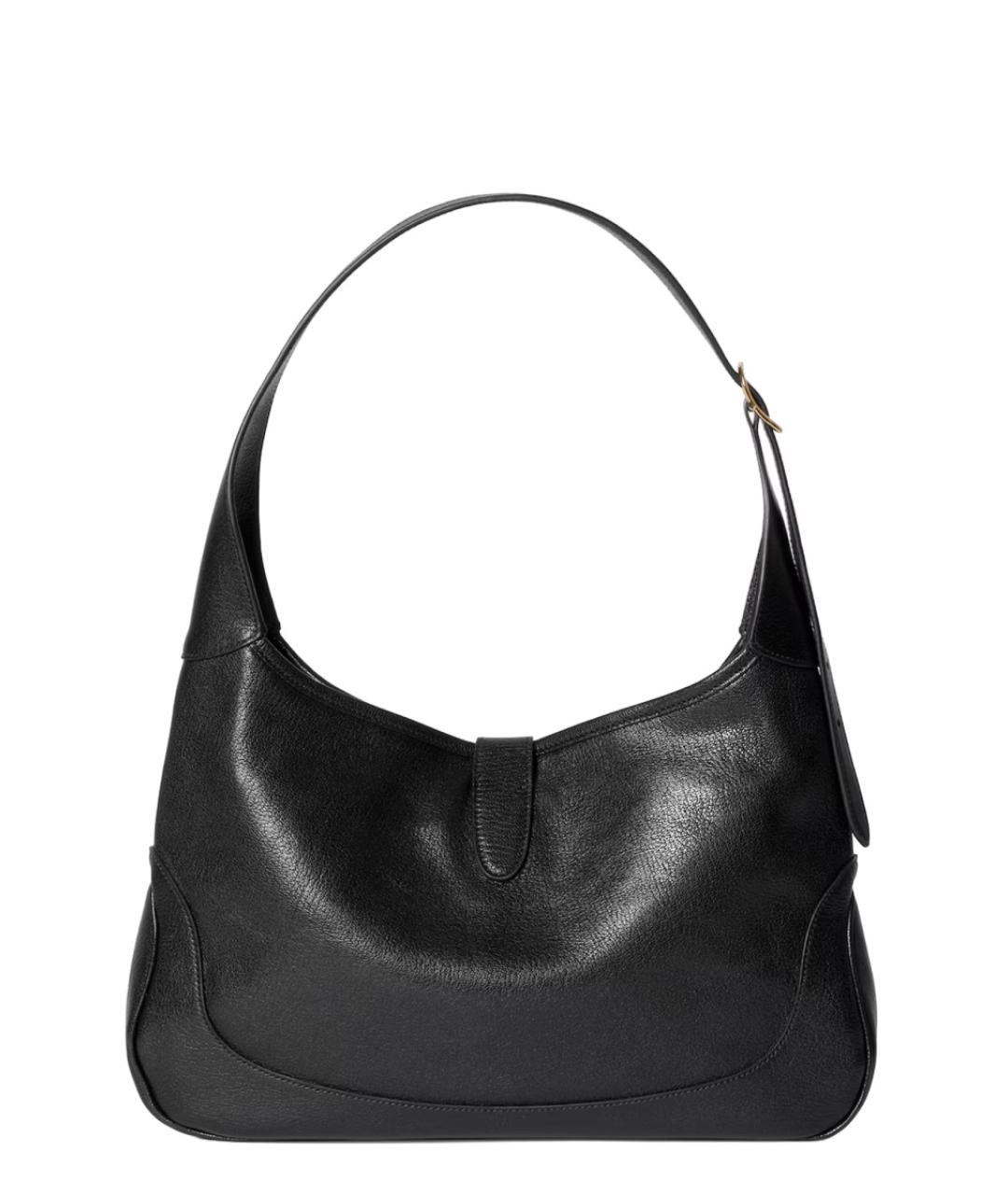 GUCCI Черная кожаная сумка через плечо, фото 2