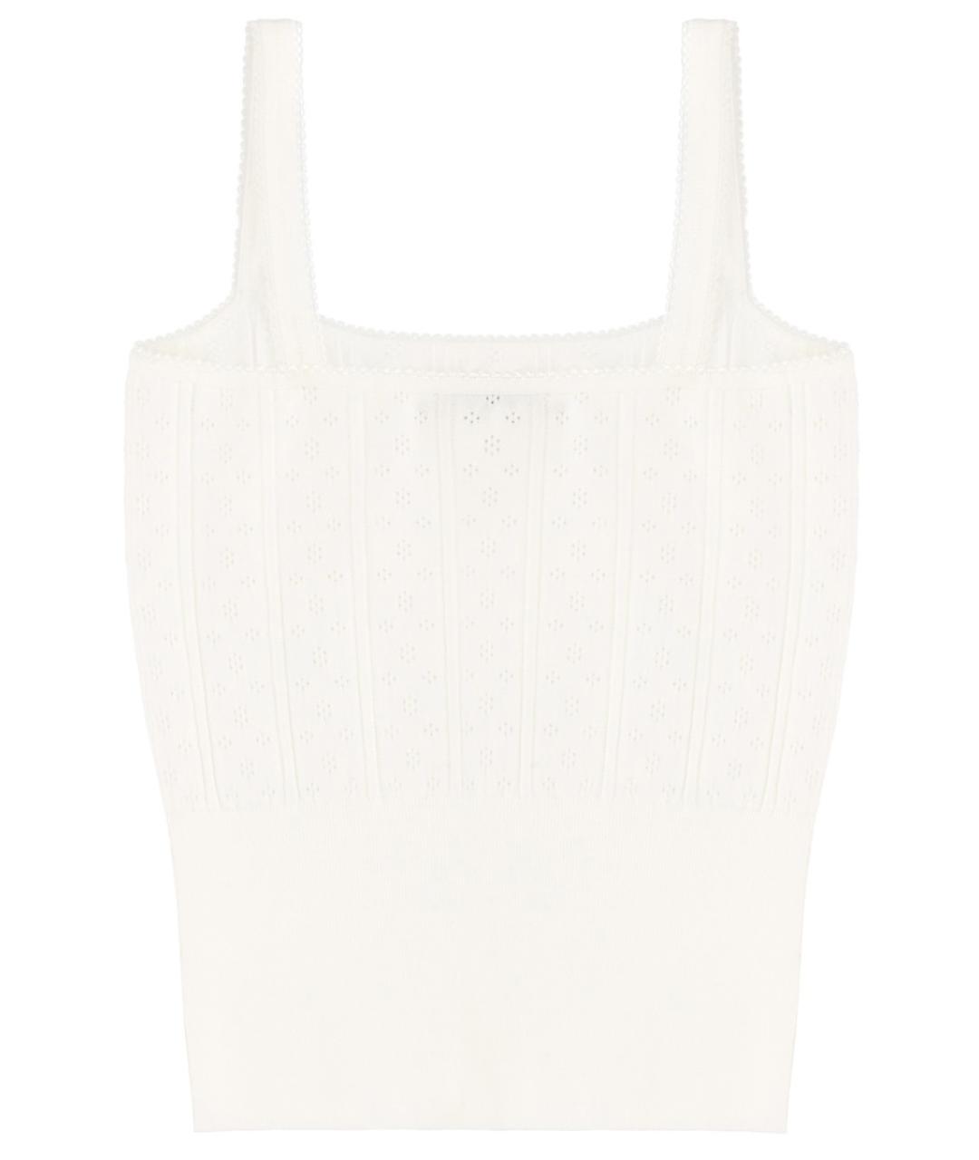 J.W.ANDERSON Белая вискозная майка, фото 2