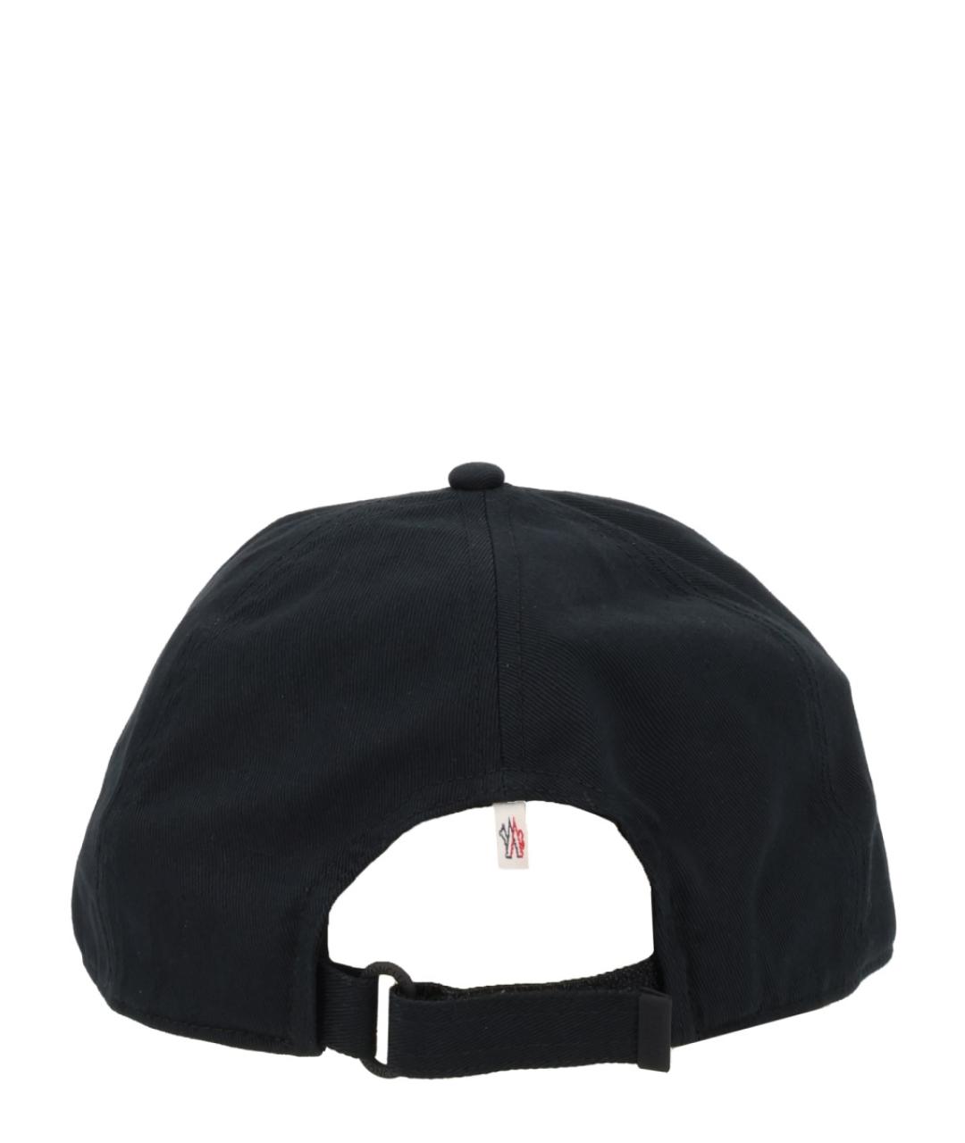 MONCLER GRENOBLE Черная хлопковая кепка/бейсболка, фото 2