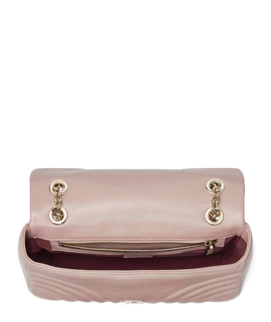 GUCCI Розовая кожаная сумка через плечо, фото 4