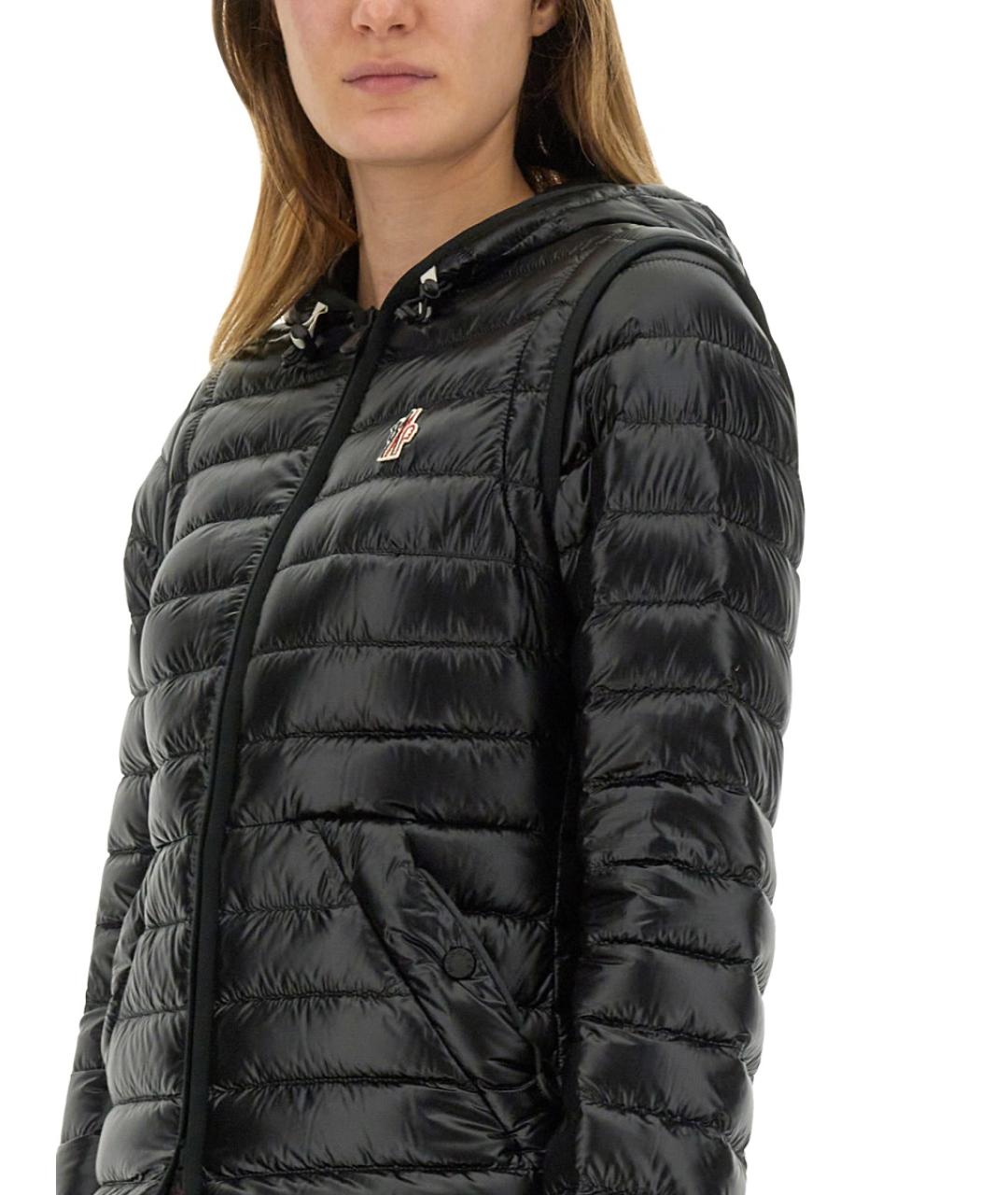 MONCLER GRENOBLE Черная полиамидовая куртка, фото 4