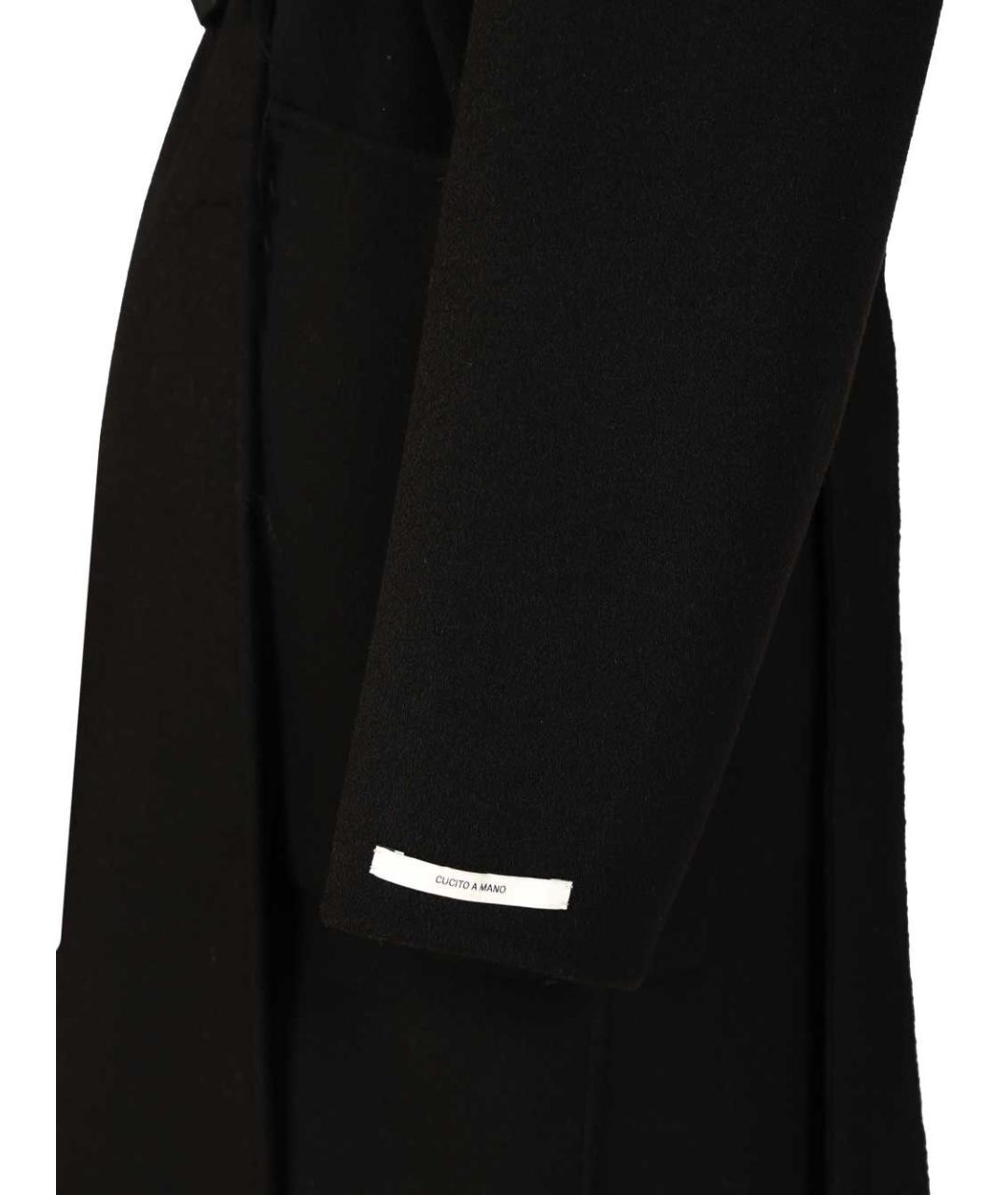 SPORTMAX Черное шерстяное пальто, фото 3