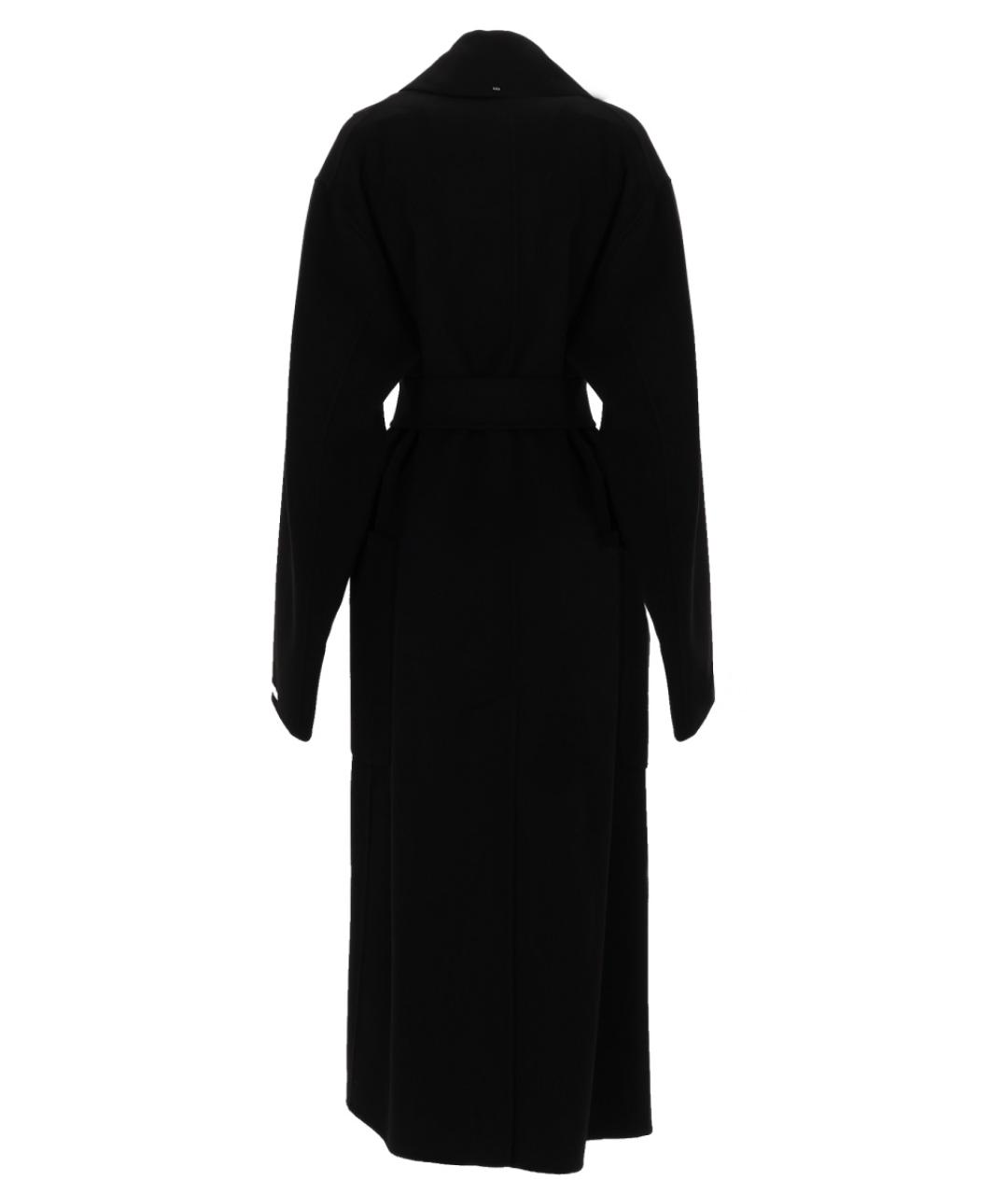 SPORTMAX Черное шерстяное пальто, фото 2