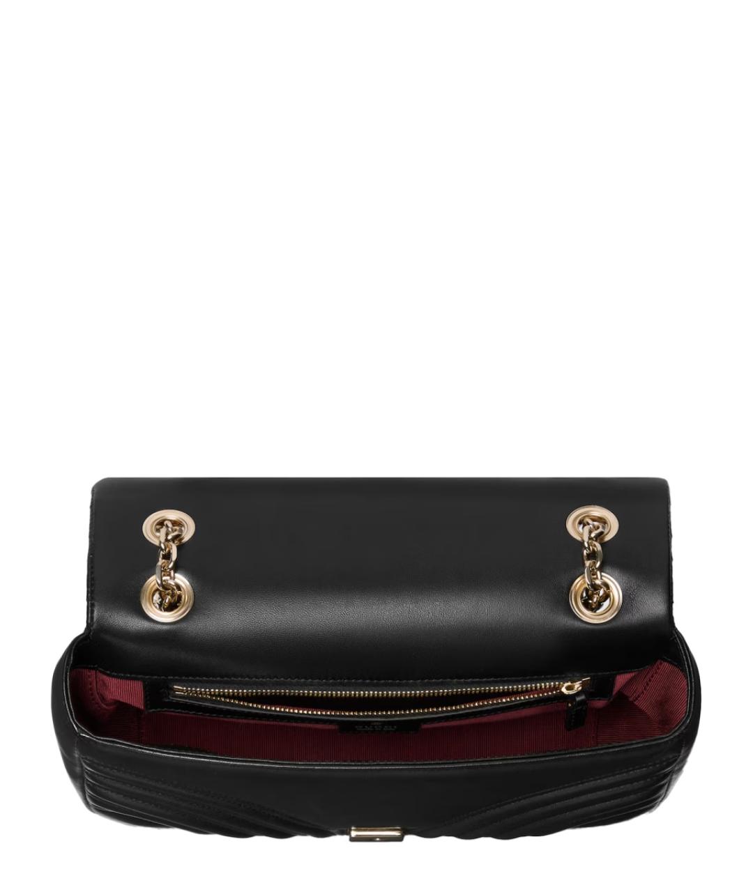 GUCCI Черная кожаная сумка через плечо, фото 3