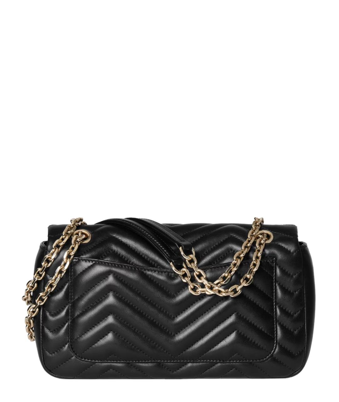 GUCCI Черная кожаная сумка через плечо, фото 5