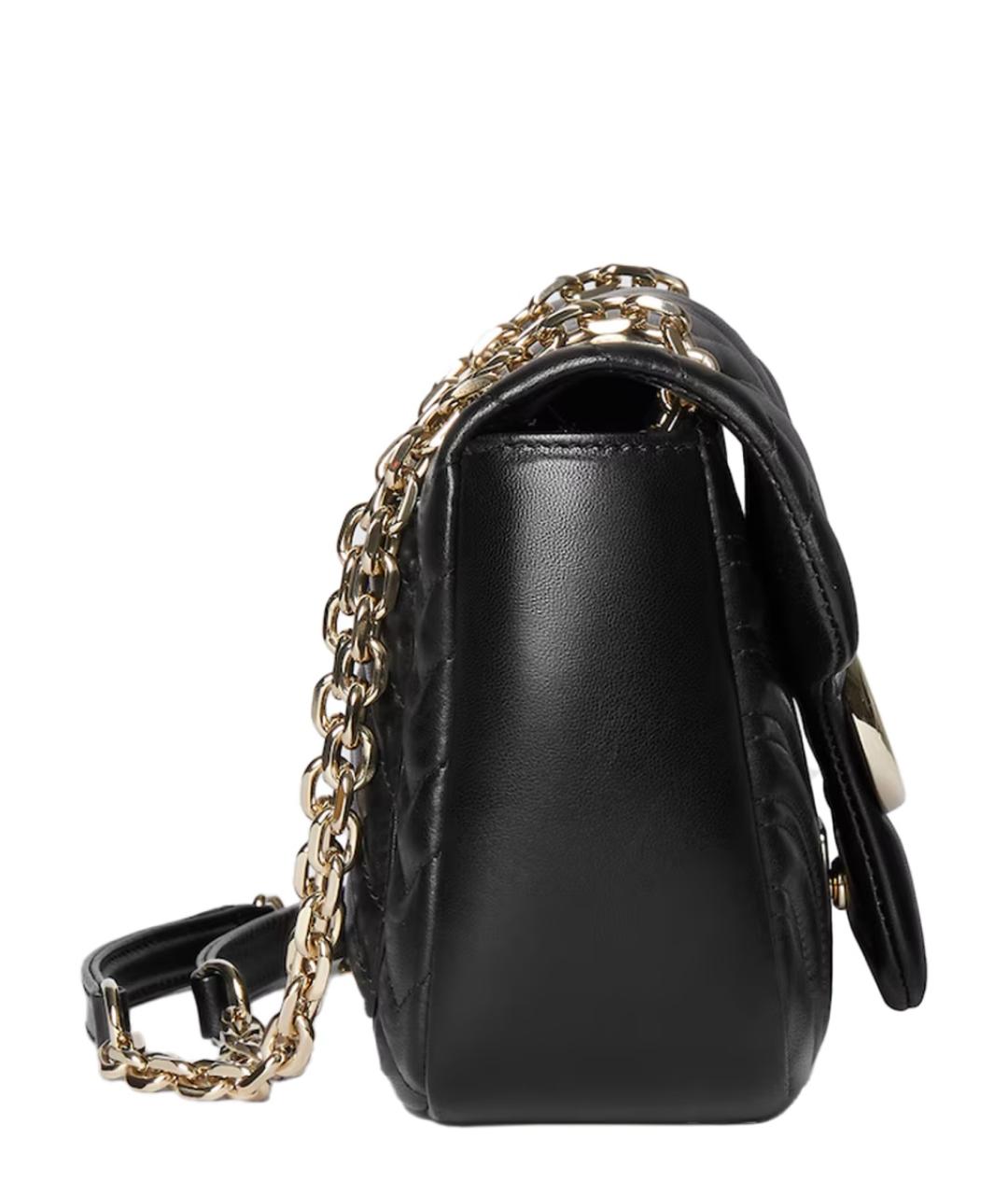 GUCCI Черная кожаная сумка через плечо, фото 4