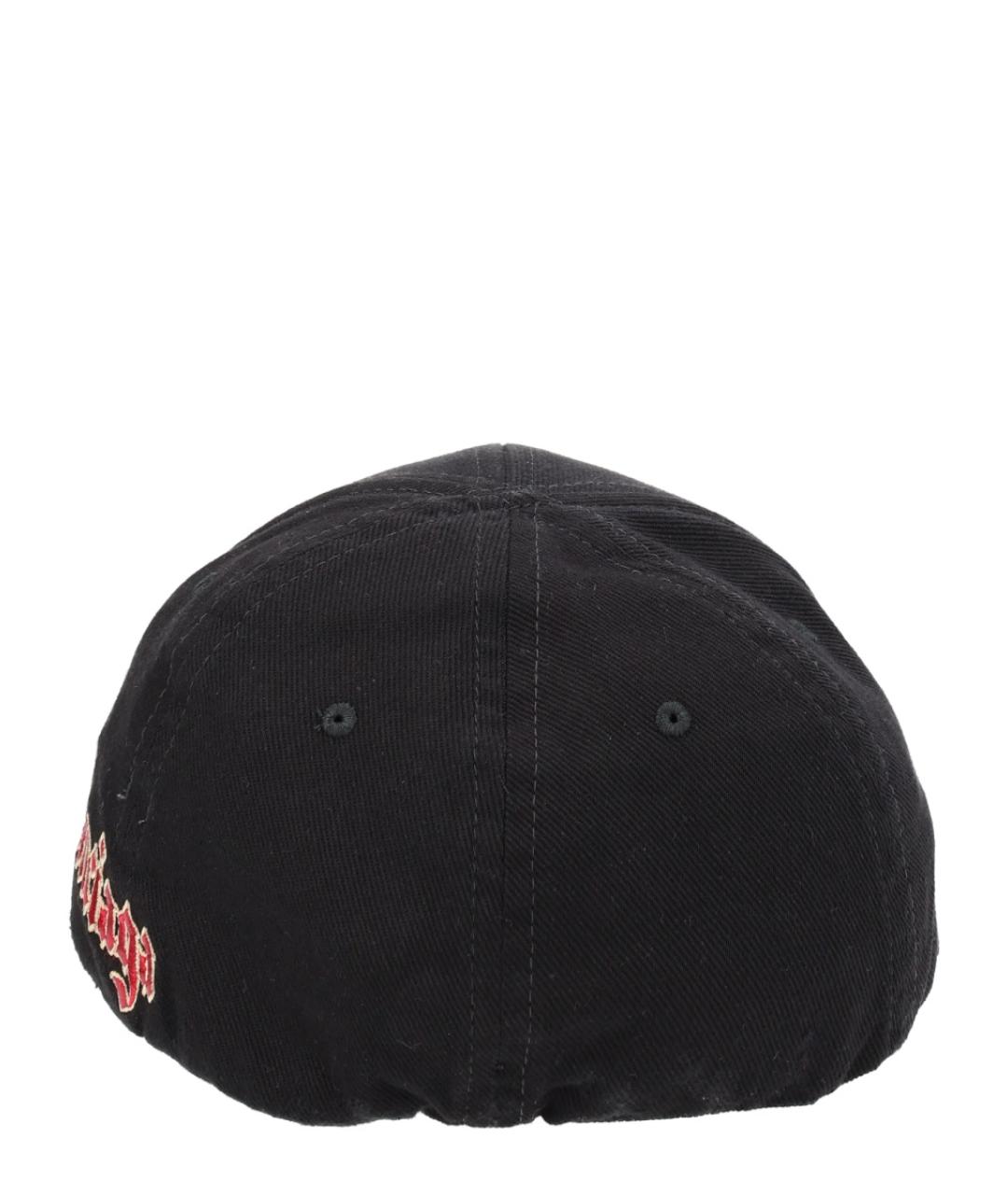 BALENCIAGA Черная хлопковая кепка/бейсболка, фото 2