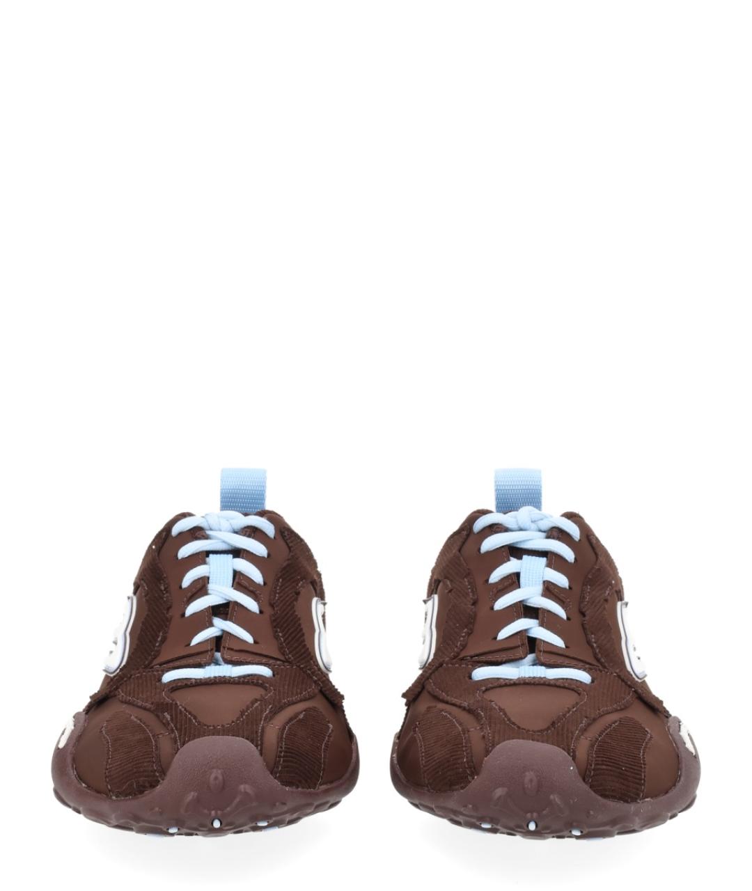 BALENCIAGA Коричневые синтетические кроссовки, фото 3