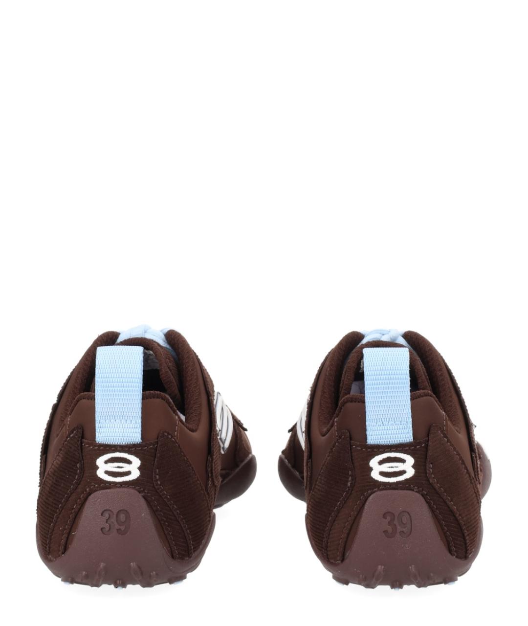 BALENCIAGA Коричневые синтетические кроссовки, фото 4