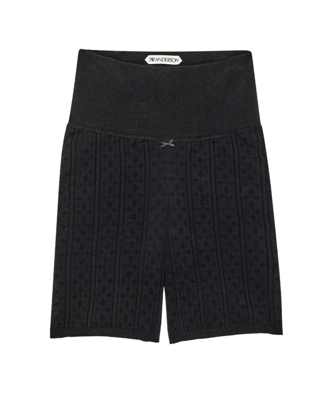 J.W.ANDERSON Черные вискозные шорты, фото 1