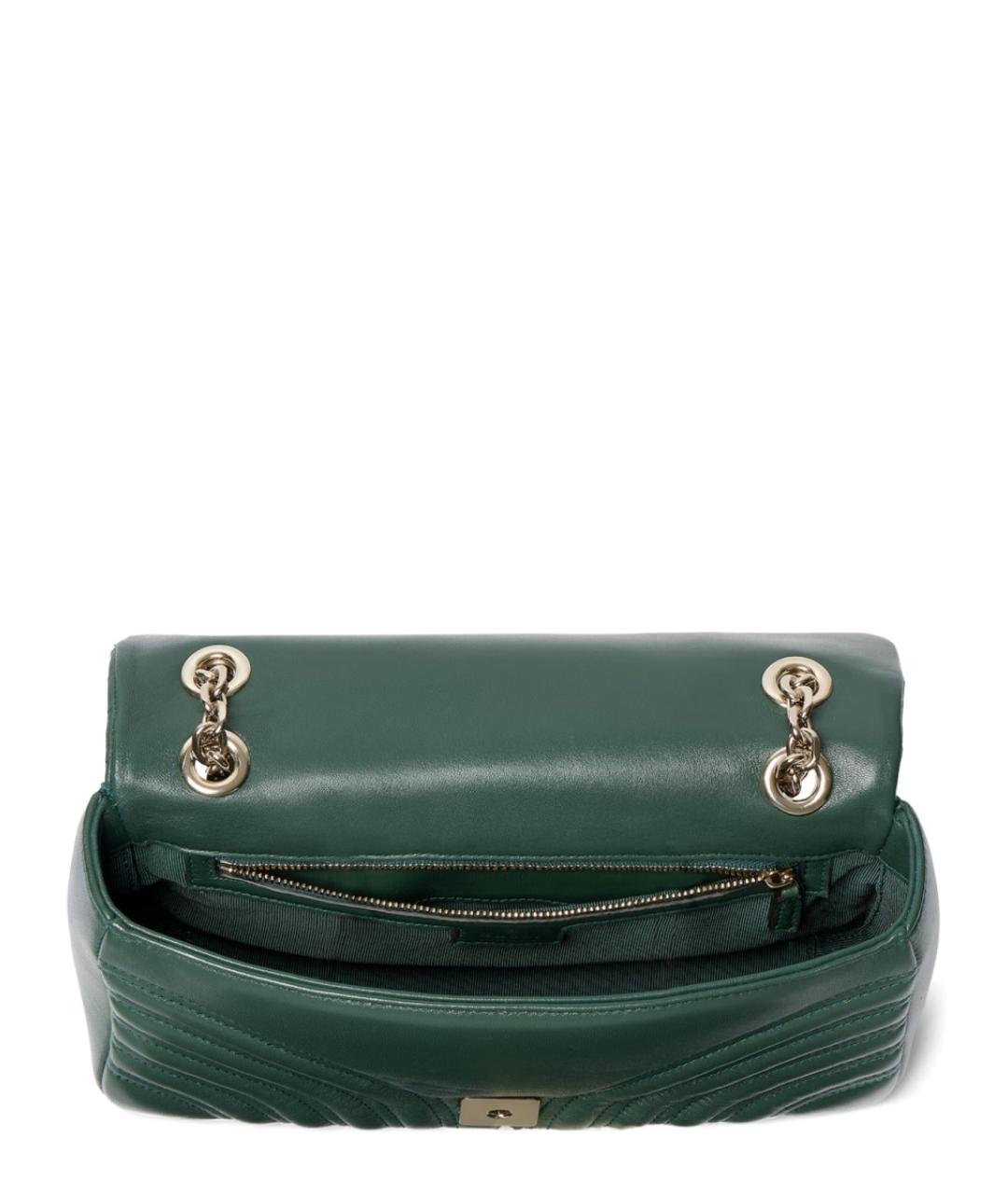 GUCCI Зеленая кожаная сумка через плечо, фото 4