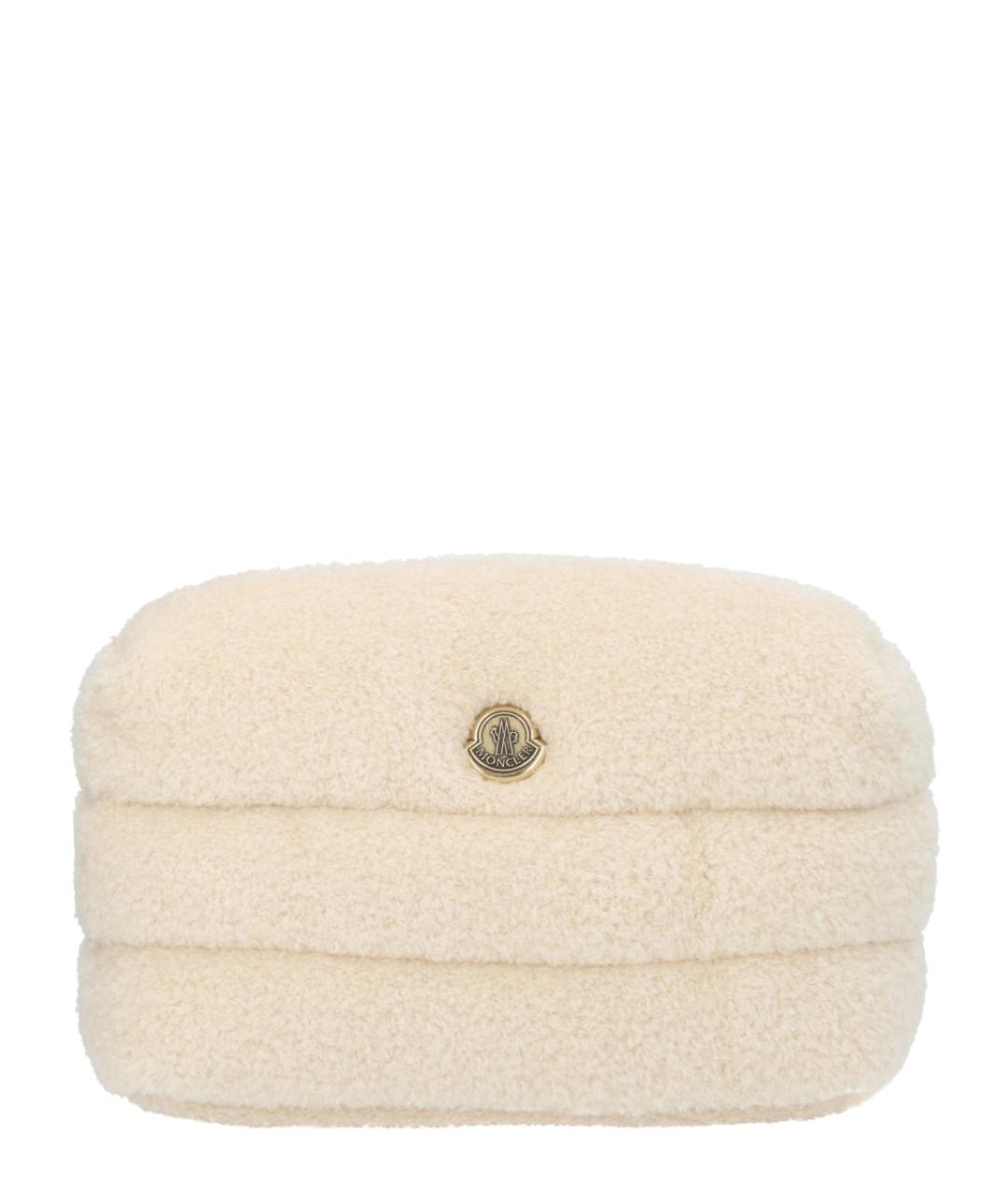MONCLER Белая синтетическая косметичка, фото 1