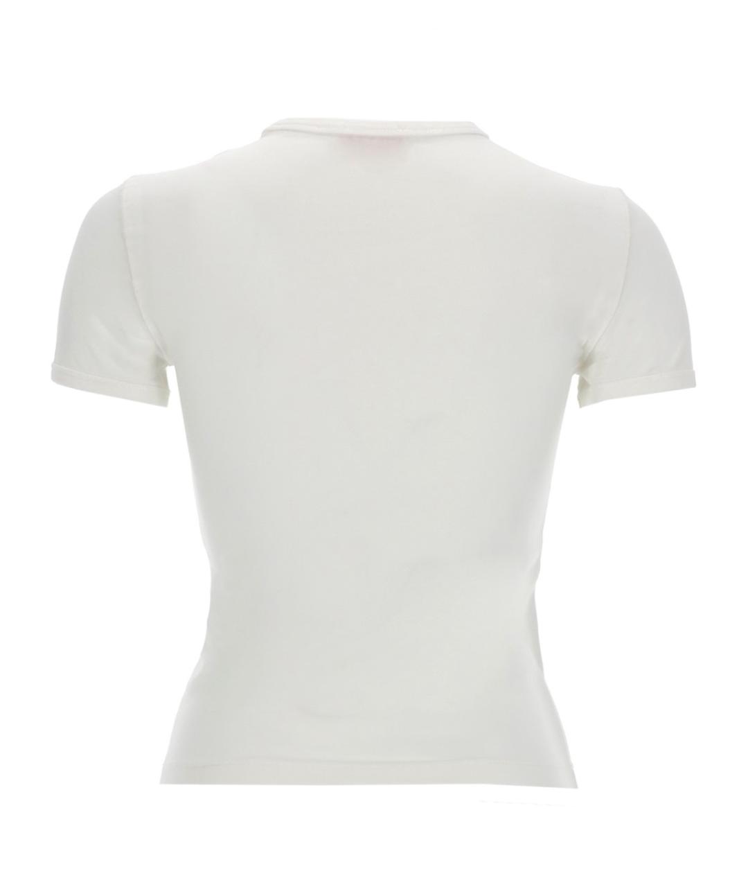 DIESEL Белая хлопковая футболка, фото 2