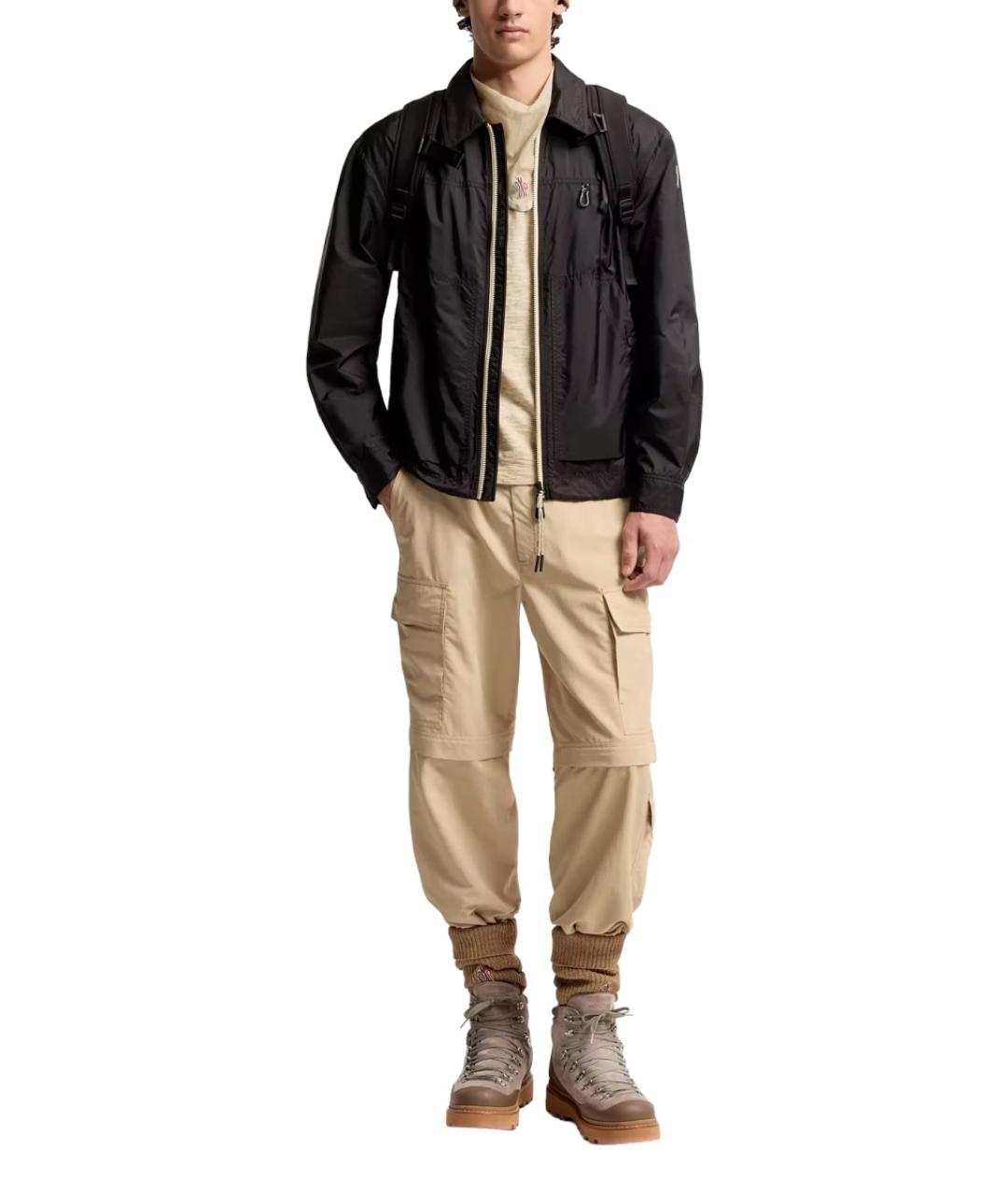 MONCLER GRENOBLE Черная полиамидовая куртка, фото 2