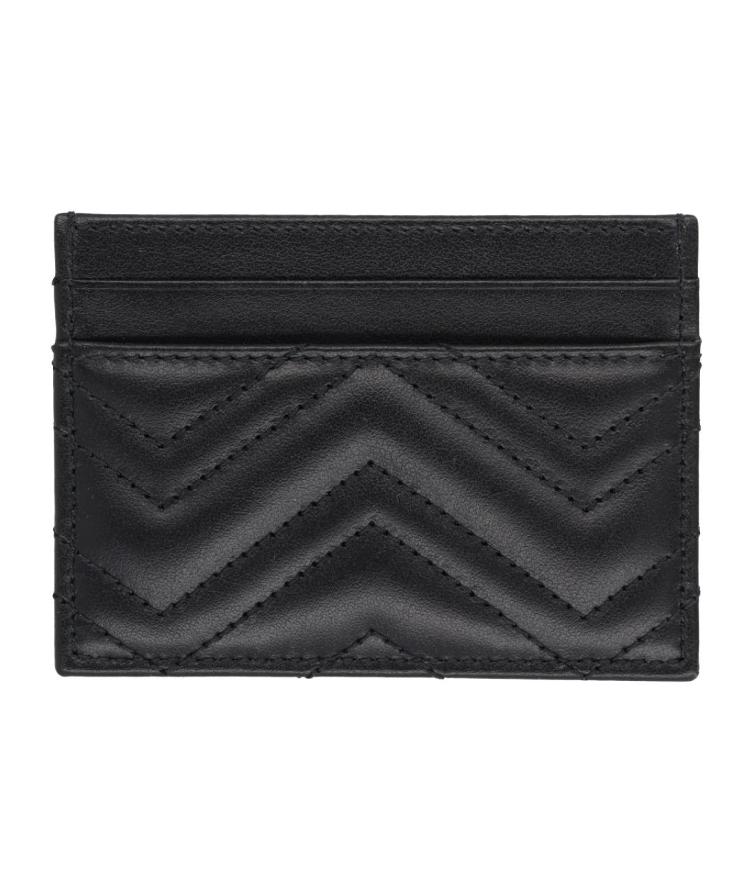 GUCCI Черный кожаный кардхолдер, фото 2