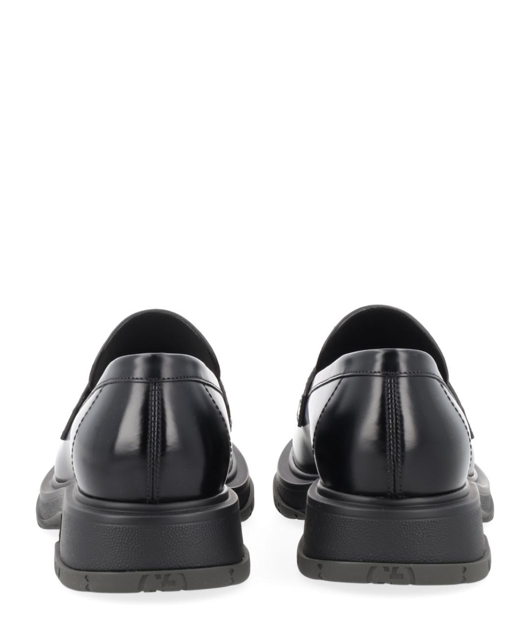 GUCCI Черные кожаные лоферы, фото 4