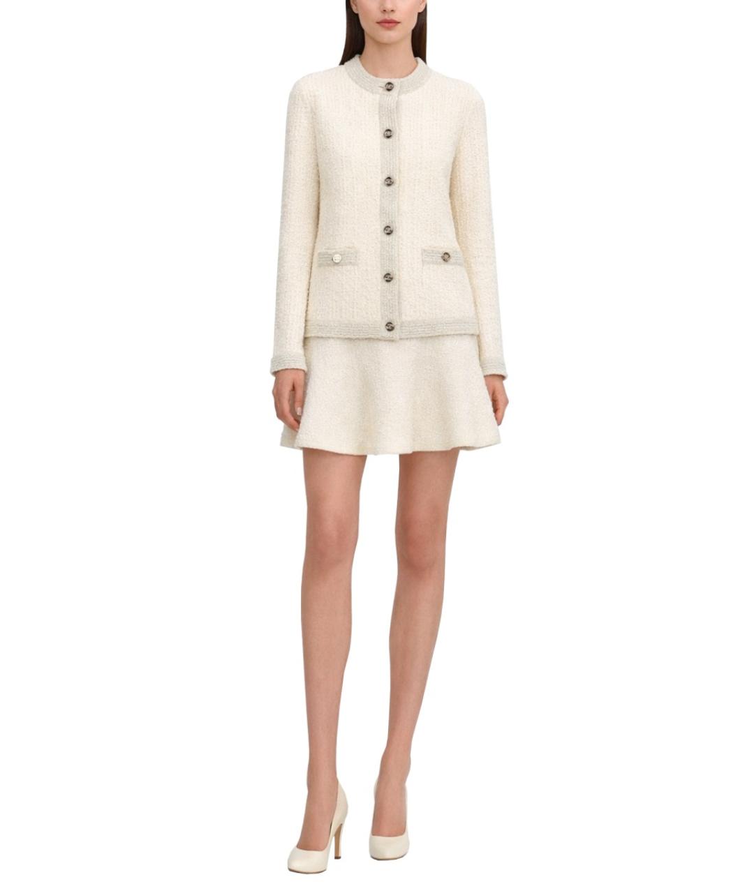 GUCCI Белый шерстяной кардиган, фото 2