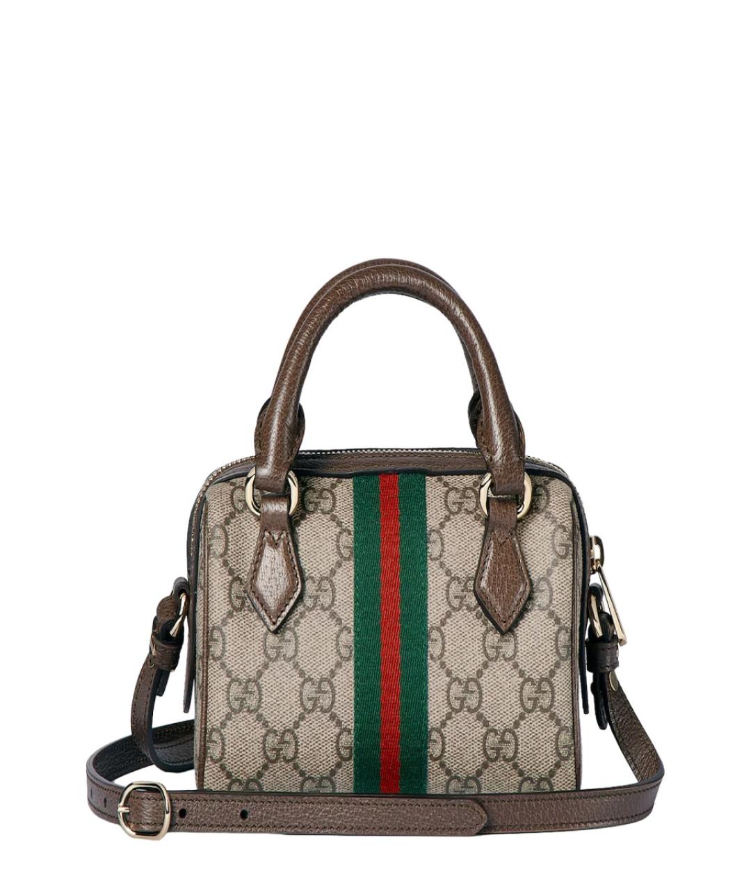 GUCCI Бежевая сумка с короткими ручками, фото 4