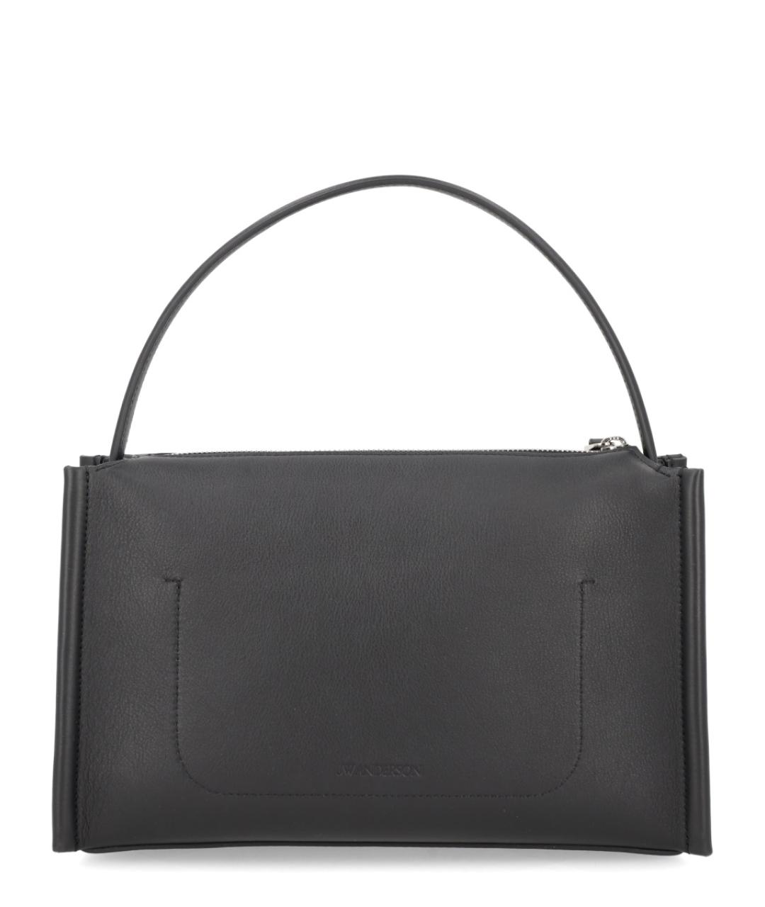 J.W.ANDERSON Черная кожаная сумка через плечо, фото 3