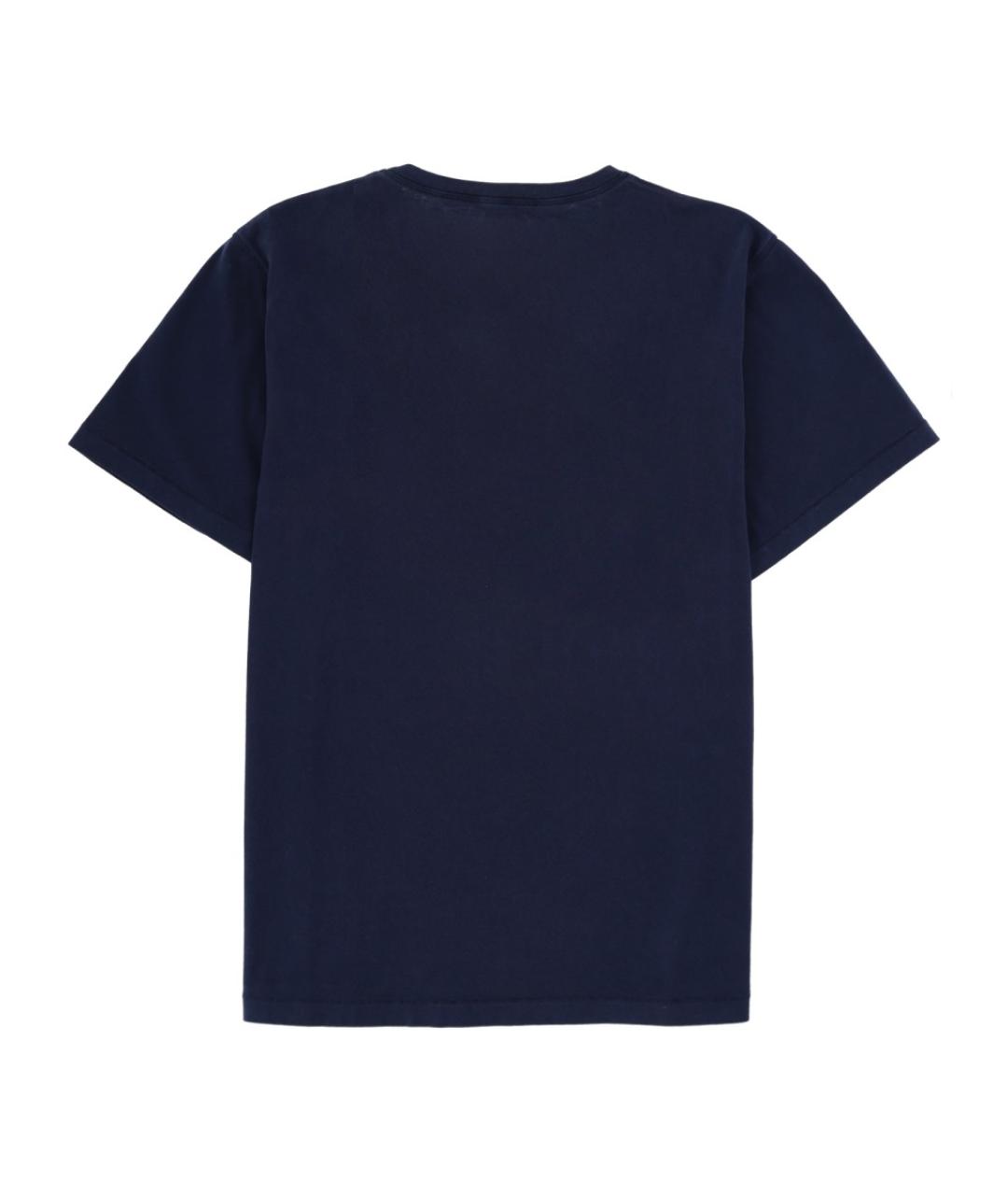 J.W.ANDERSON Синяя хлопковая футболка, фото 2