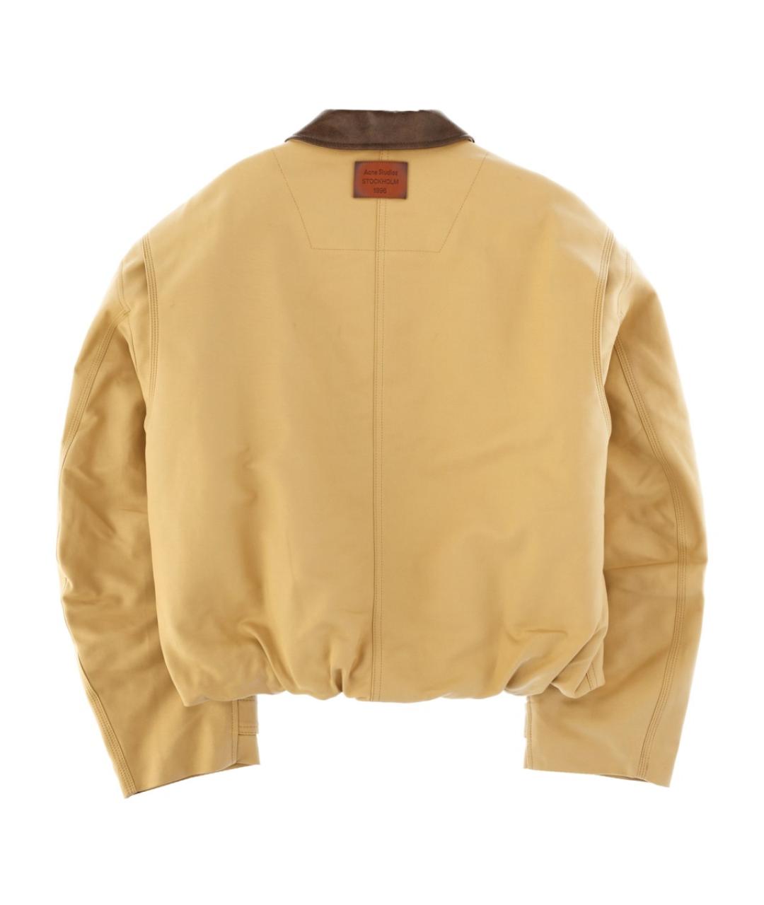 ACNE STUDIOS Бежевая полиэстеровая куртка, фото 3