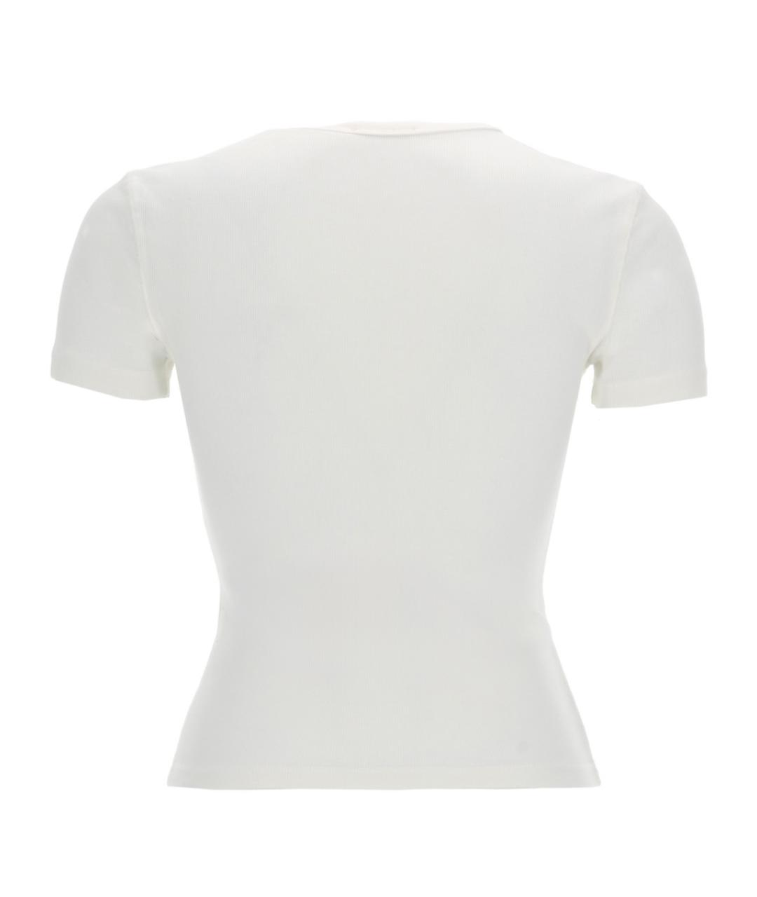 DIESEL Белая хлопковая футболка, фото 2