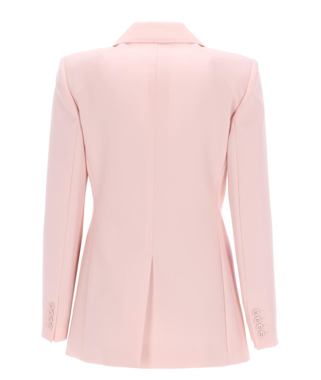 MAX MARA Розовый шерстяной жакет/пиджак, фото 3