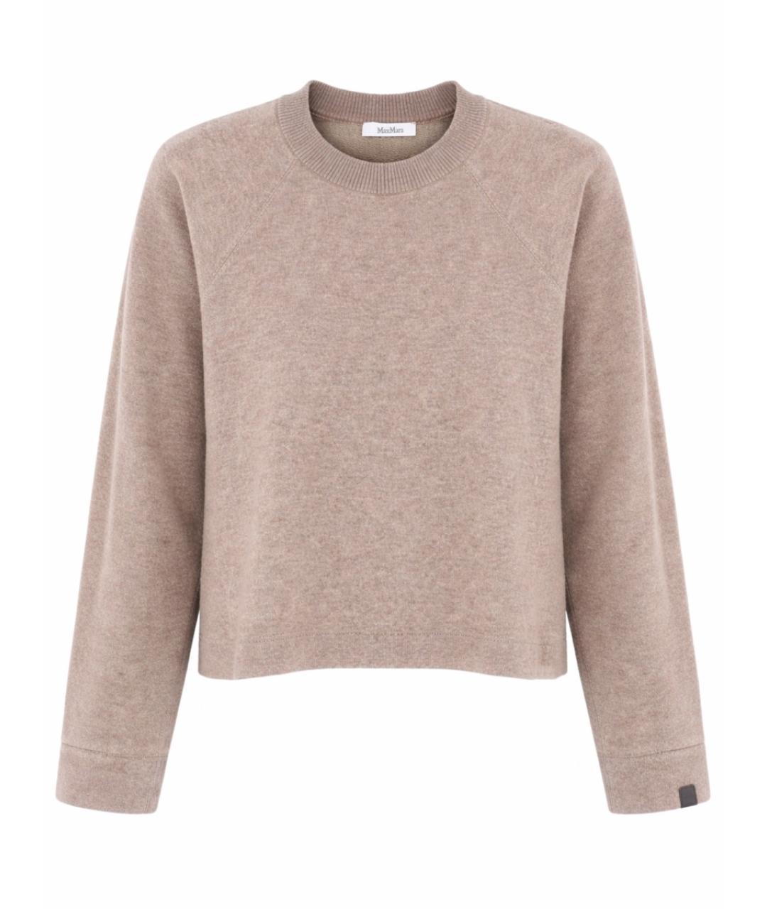 MAX MARA Бежевый кашемировый джемпер / свитер, фото 1