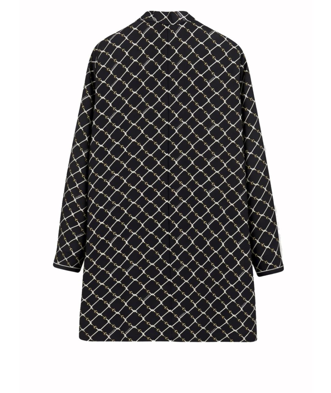 GUCCI Черное шелковое повседневное платье, фото 2