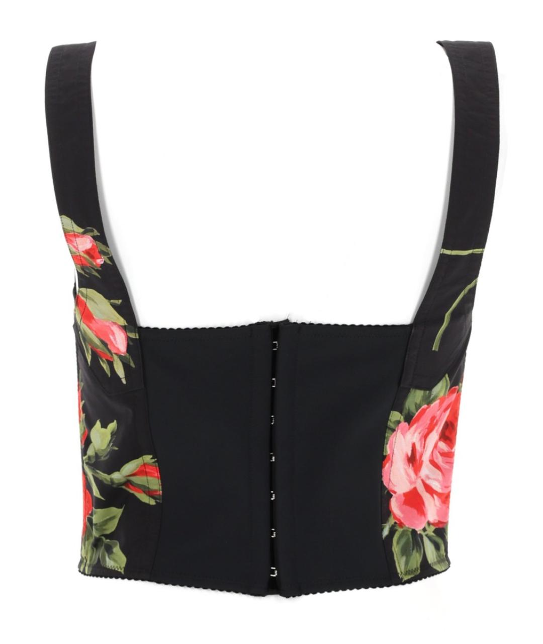 DOLCE&GABBANA Черная хлопковая майка, фото 2