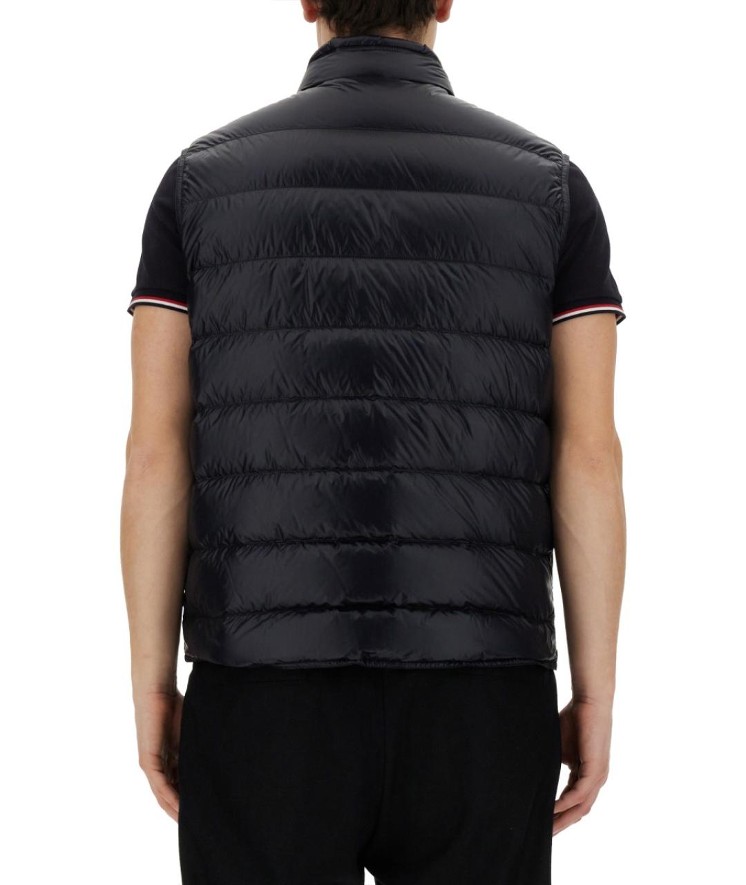 MONCLER Синий полиамидовый жилет, фото 4