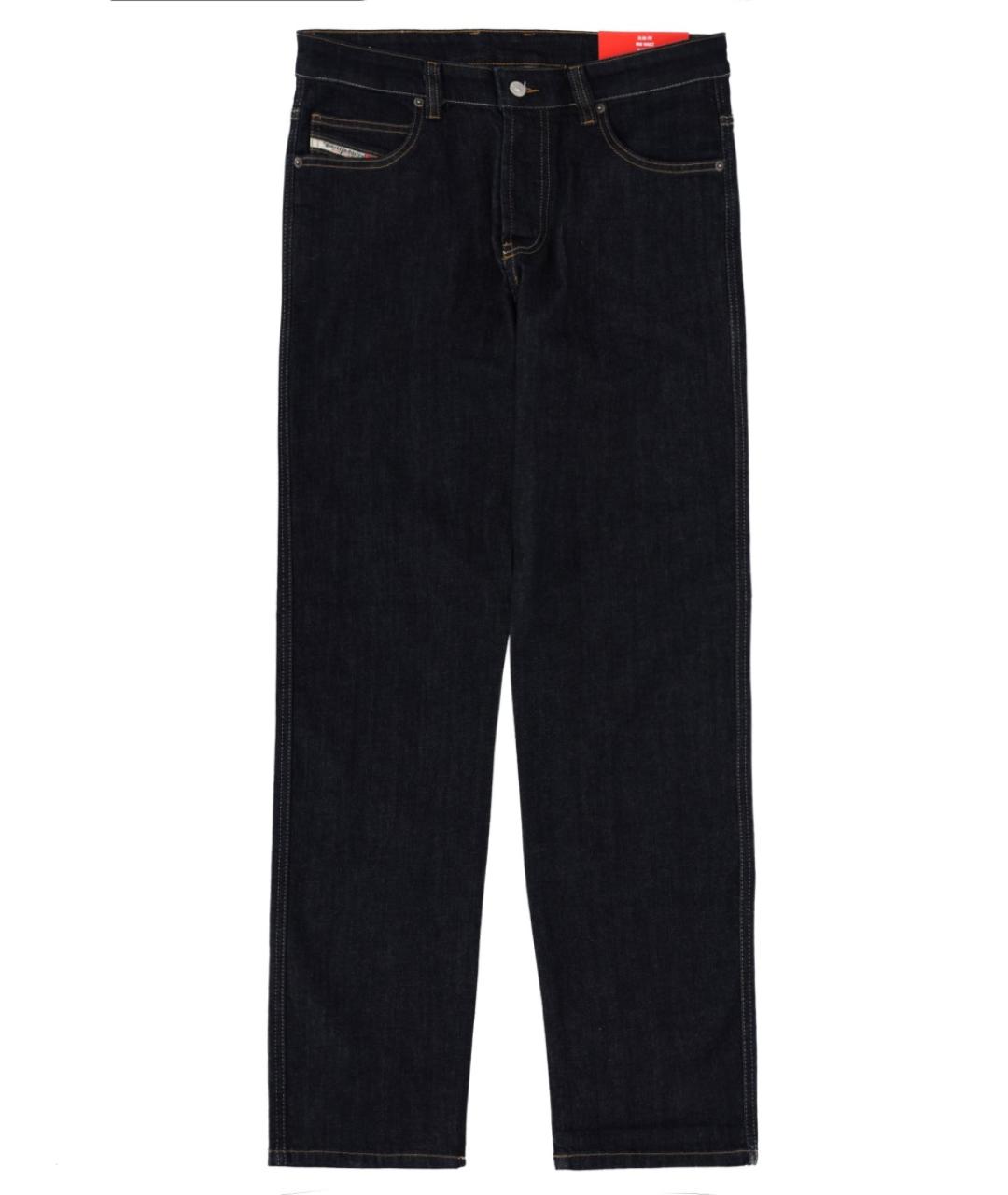 DIESEL Черные хлопковые прямые джинсы, фото 1