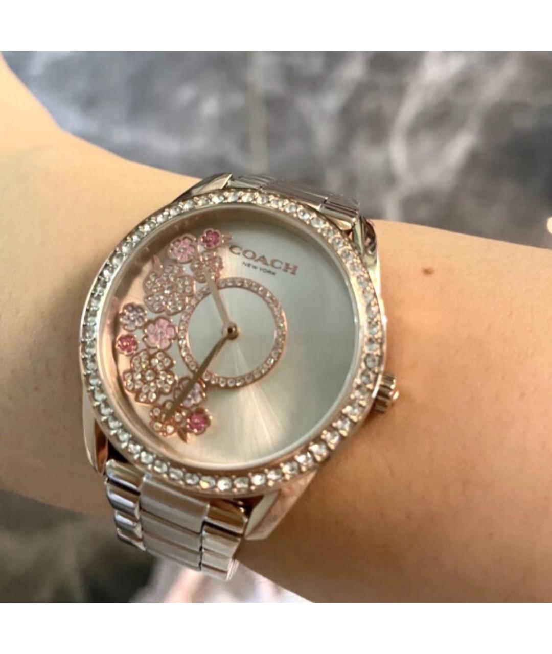 COACH Золотые стальные часы, фото 6