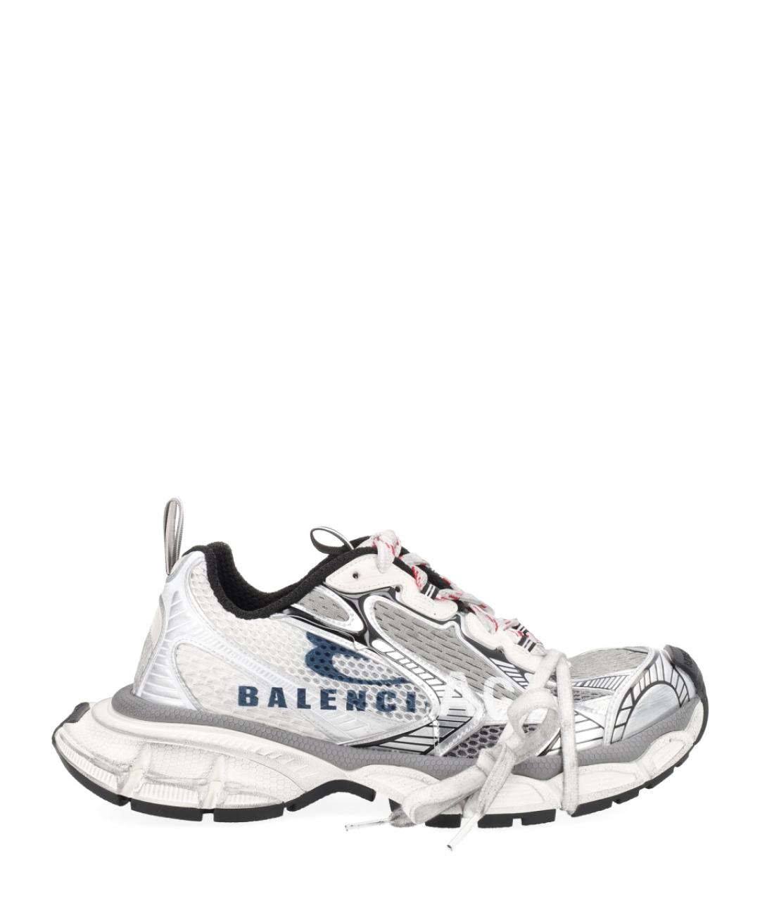 BALENCIAGA Белые низкие кроссовки / кеды, фото 1